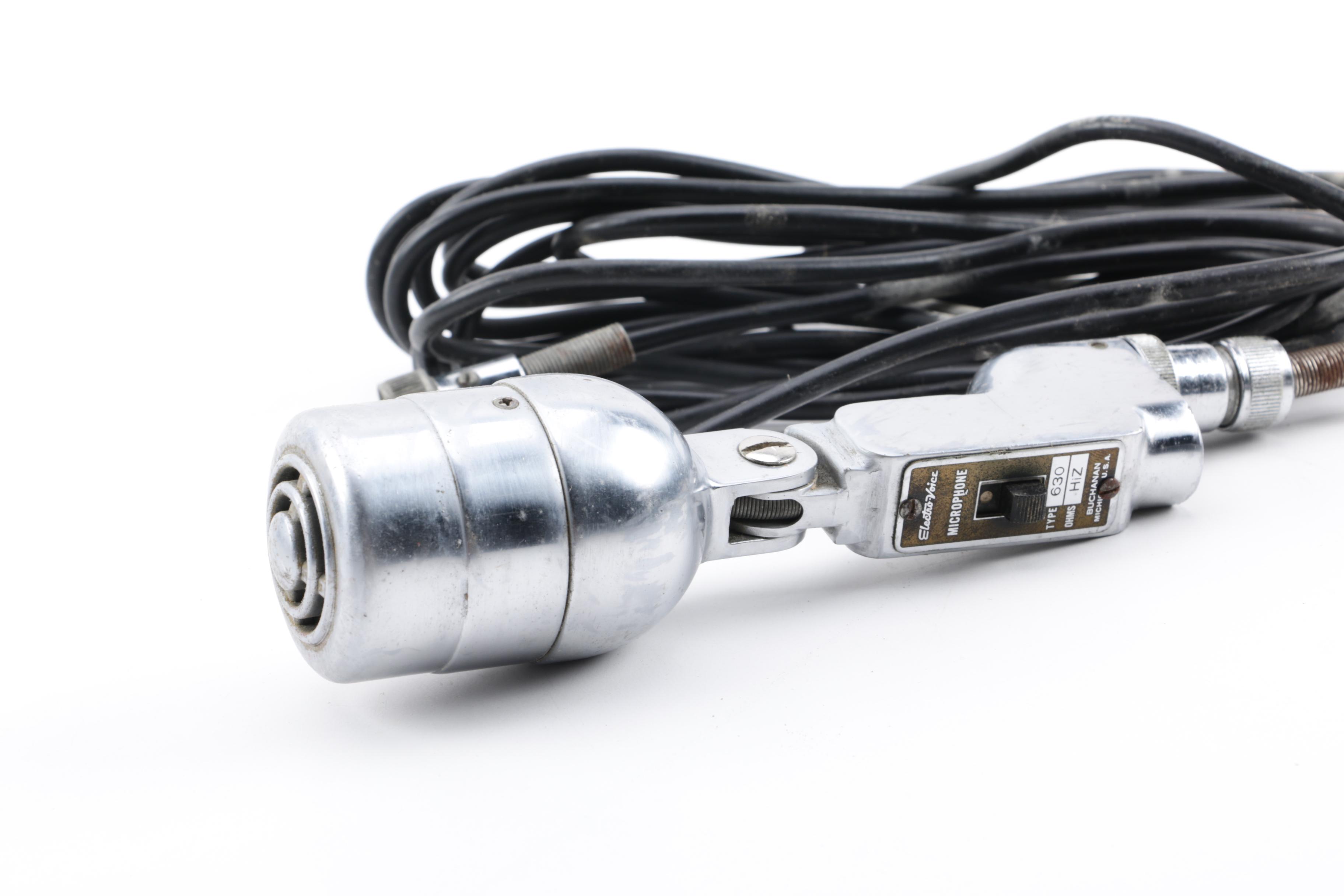 Vintage Shure, Astatic and Electro-Voice Microphones