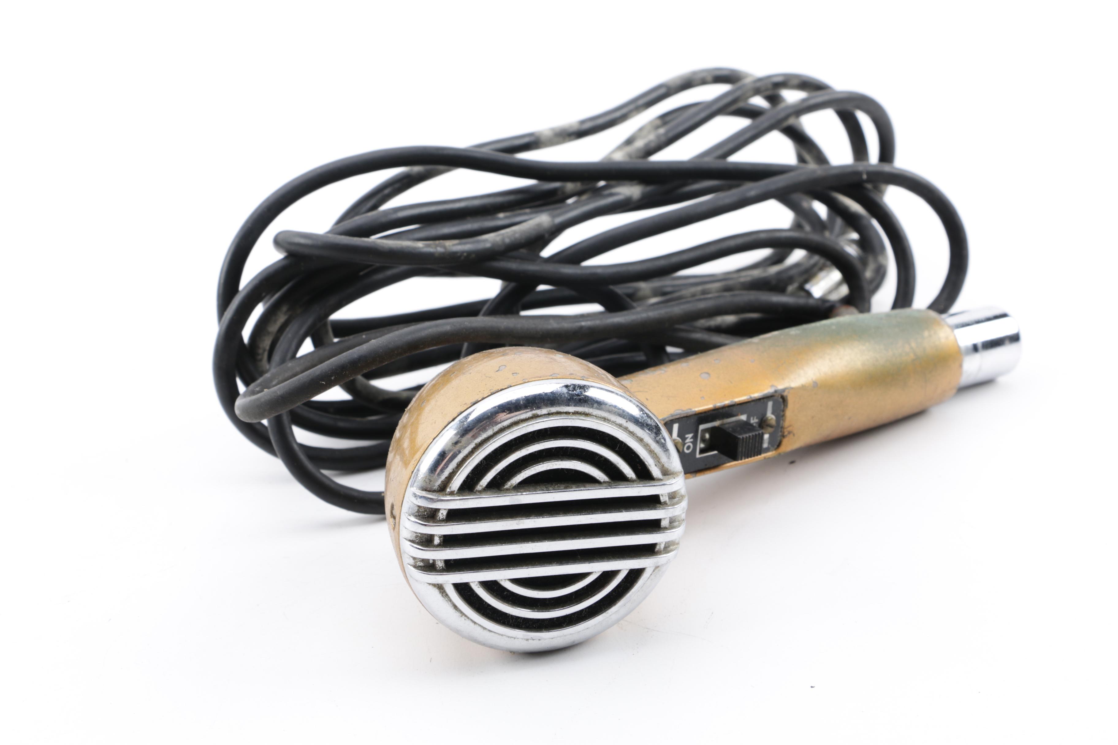 Vintage Shure, Astatic and Electro-Voice Microphones