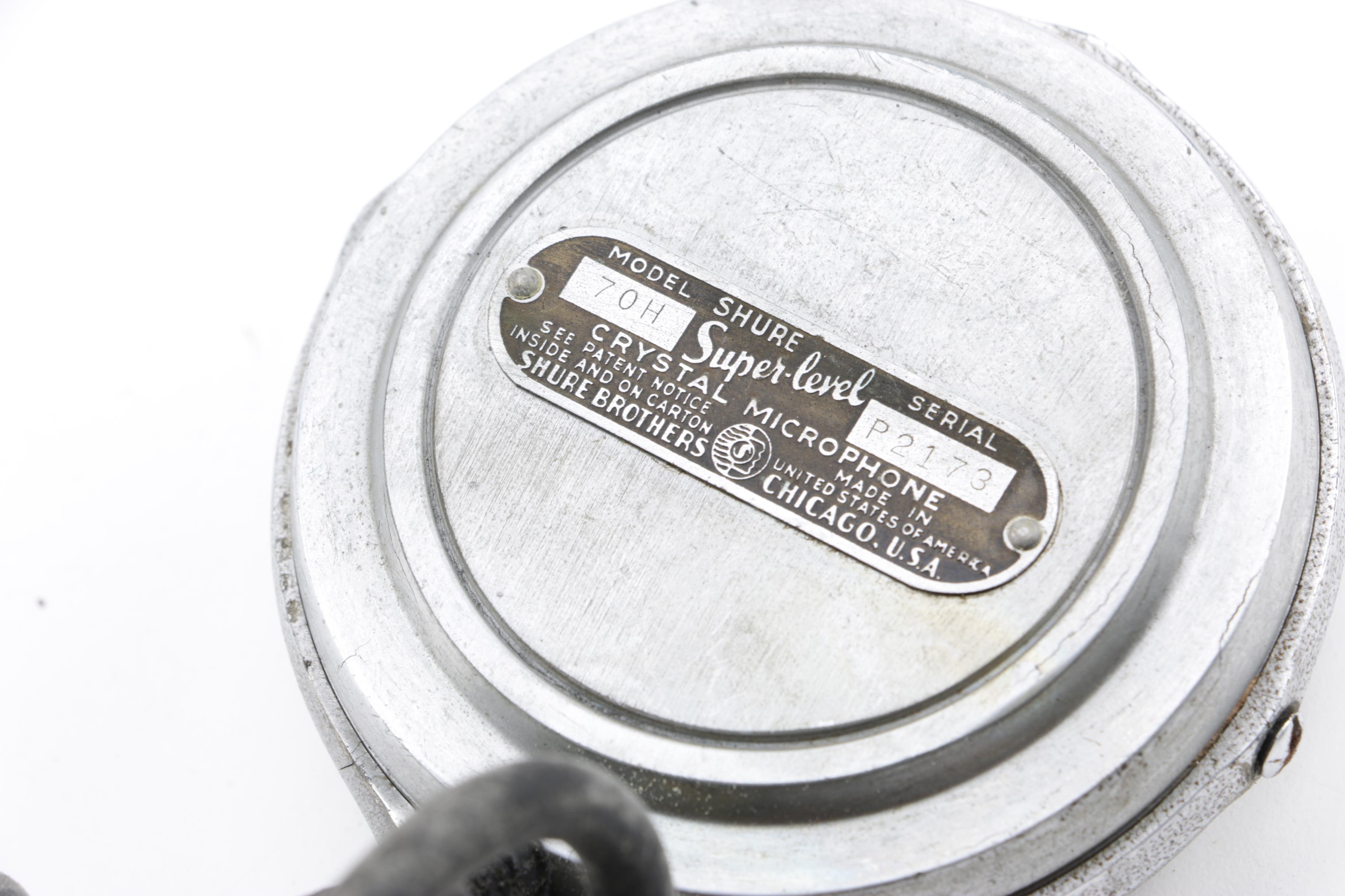 Vintage Shure, Astatic and Electro-Voice Microphones