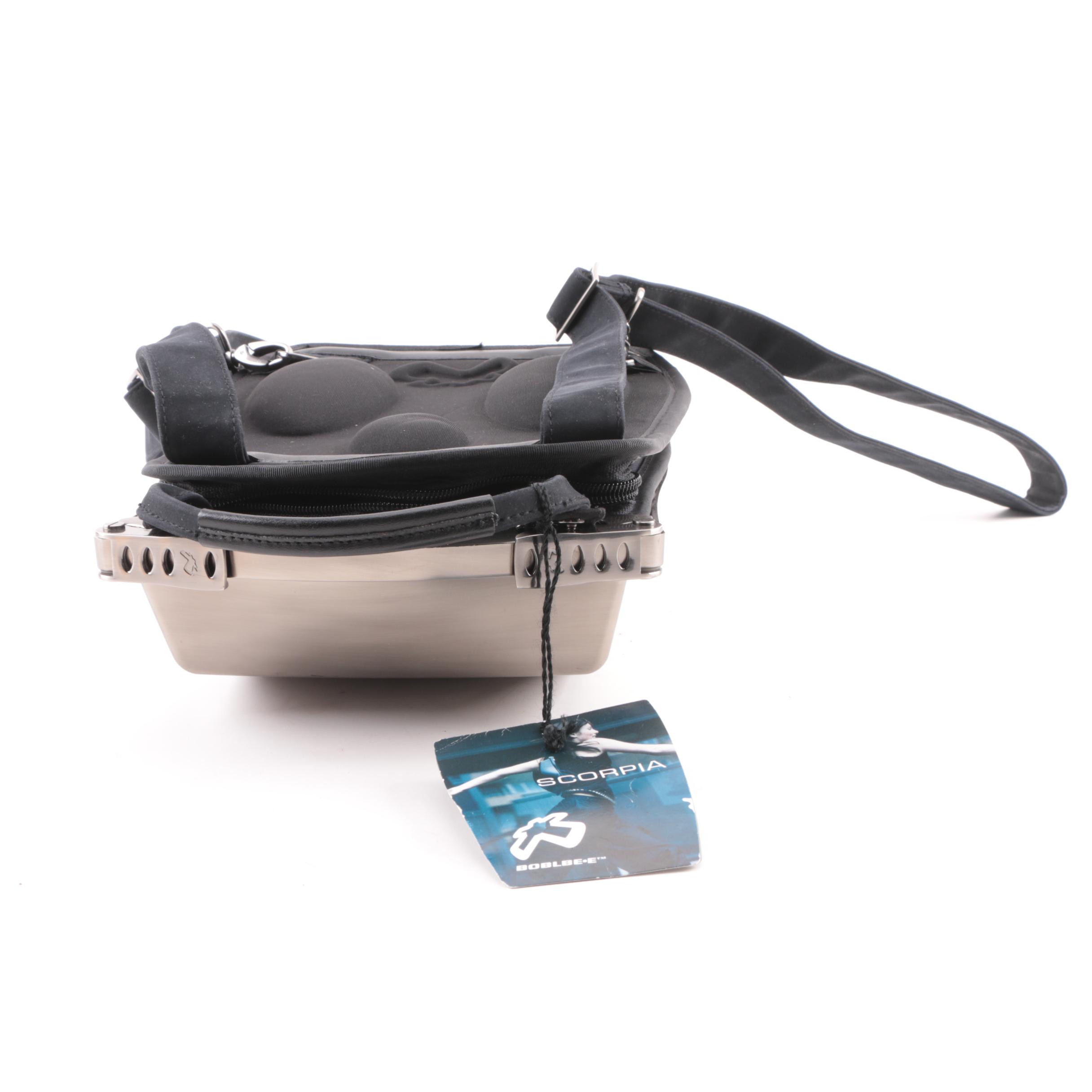 Scorpia Boblbe-e Silver Tone Hardshell Backpack