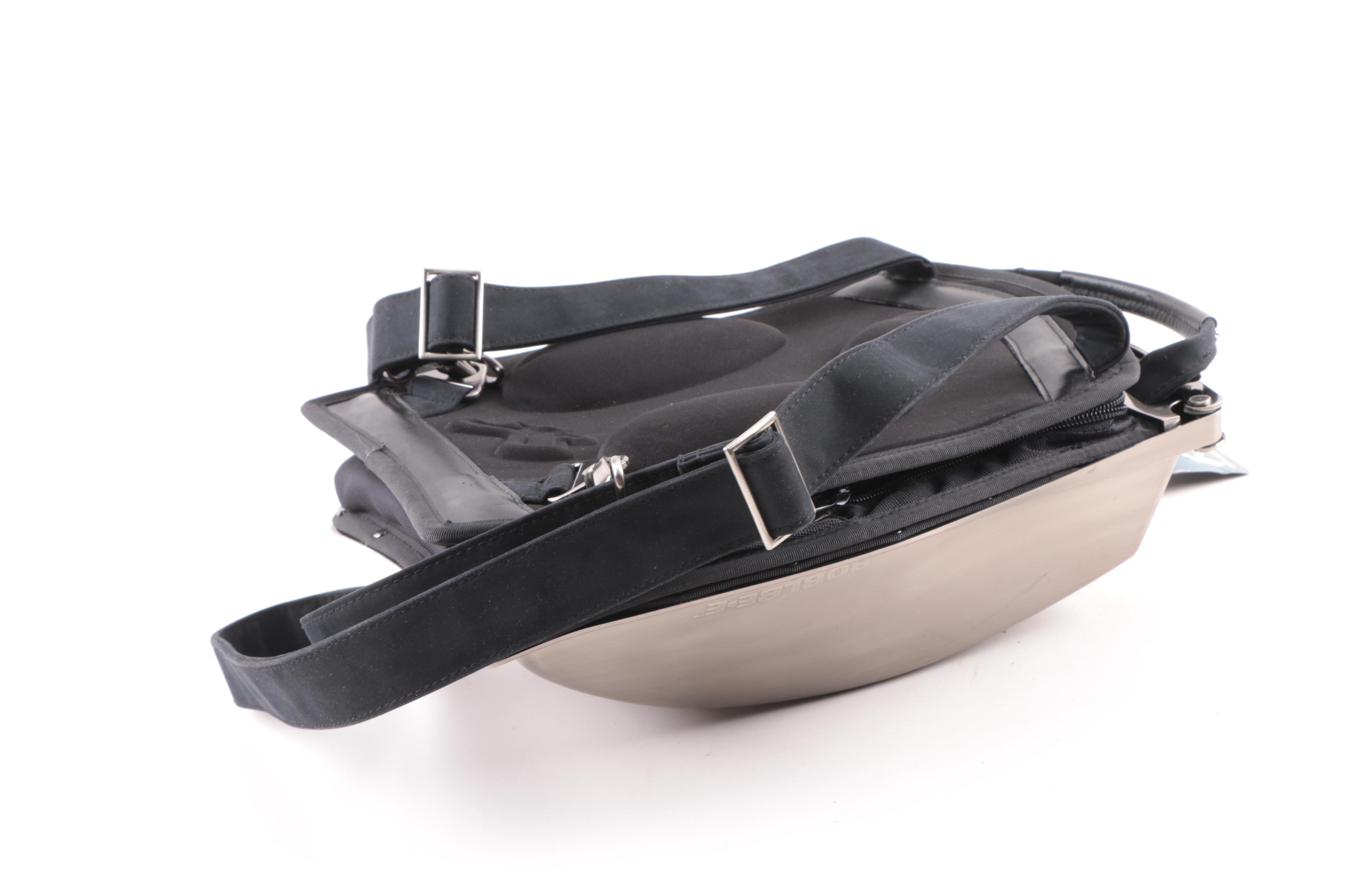 Scorpia Boblbe-e Silver Tone Hardshell Backpack