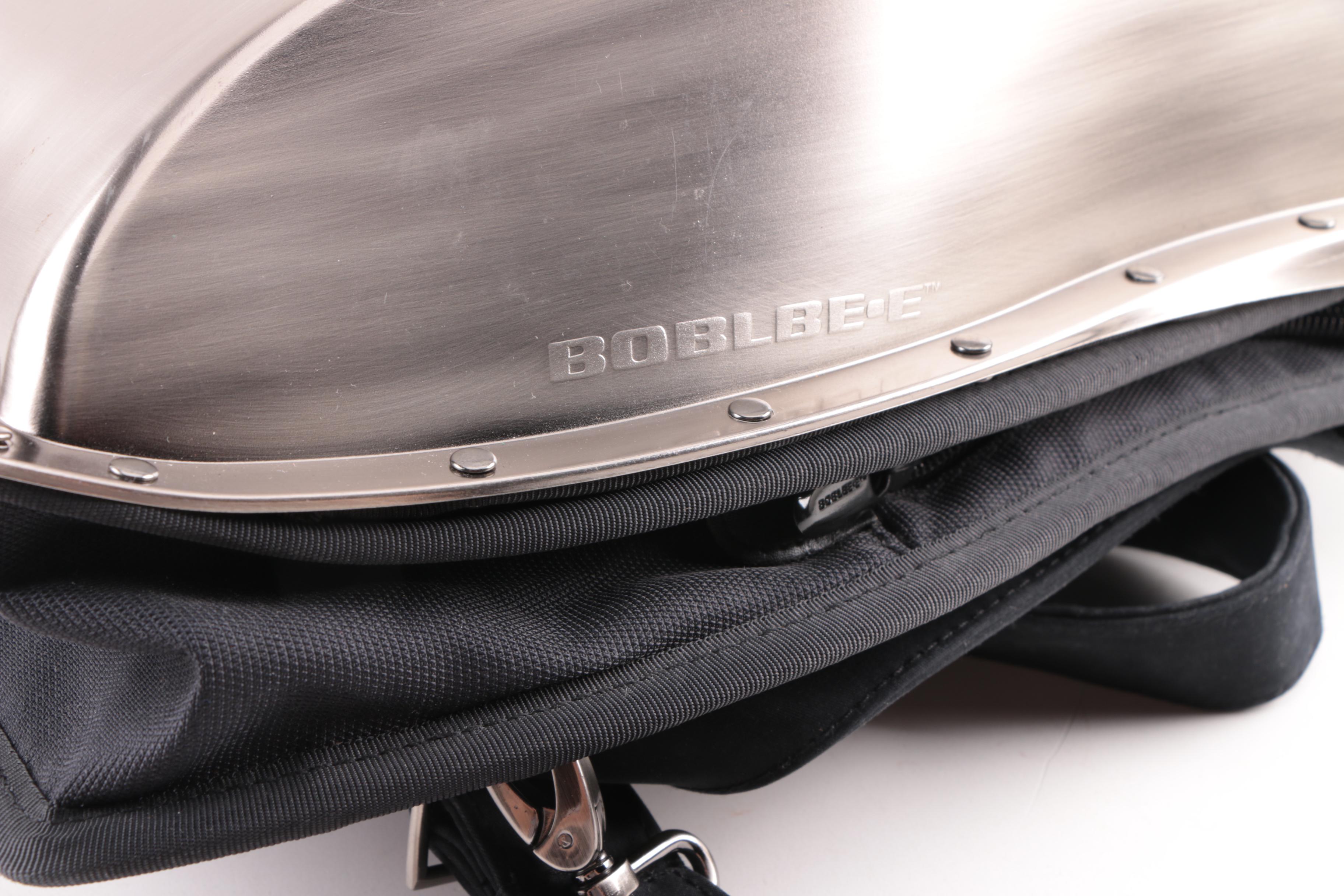Scorpia Boblbe-e Silver Tone Hardshell Backpack