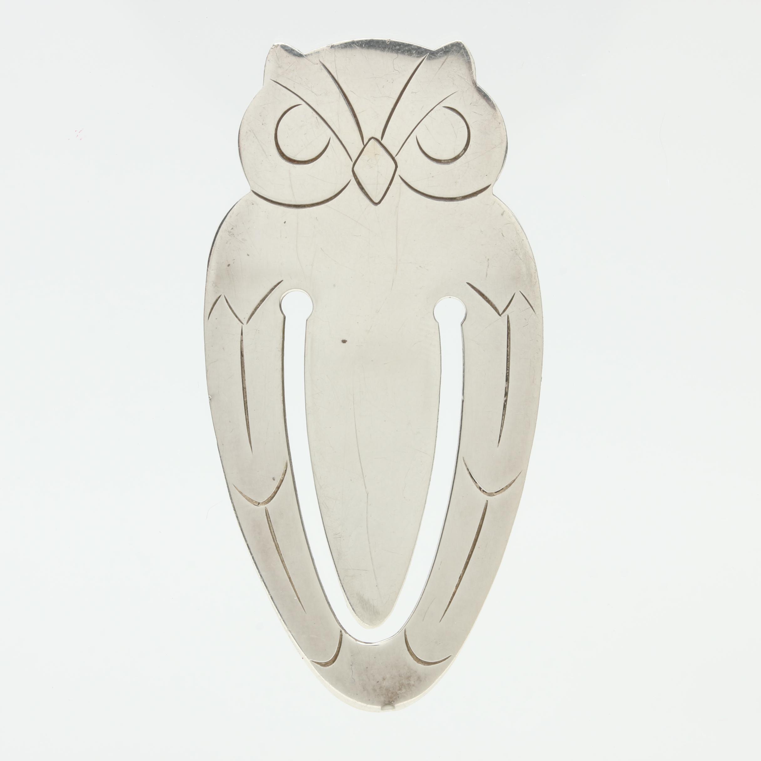 Tiffany & Co. Sterling Silver Owl Bookmark