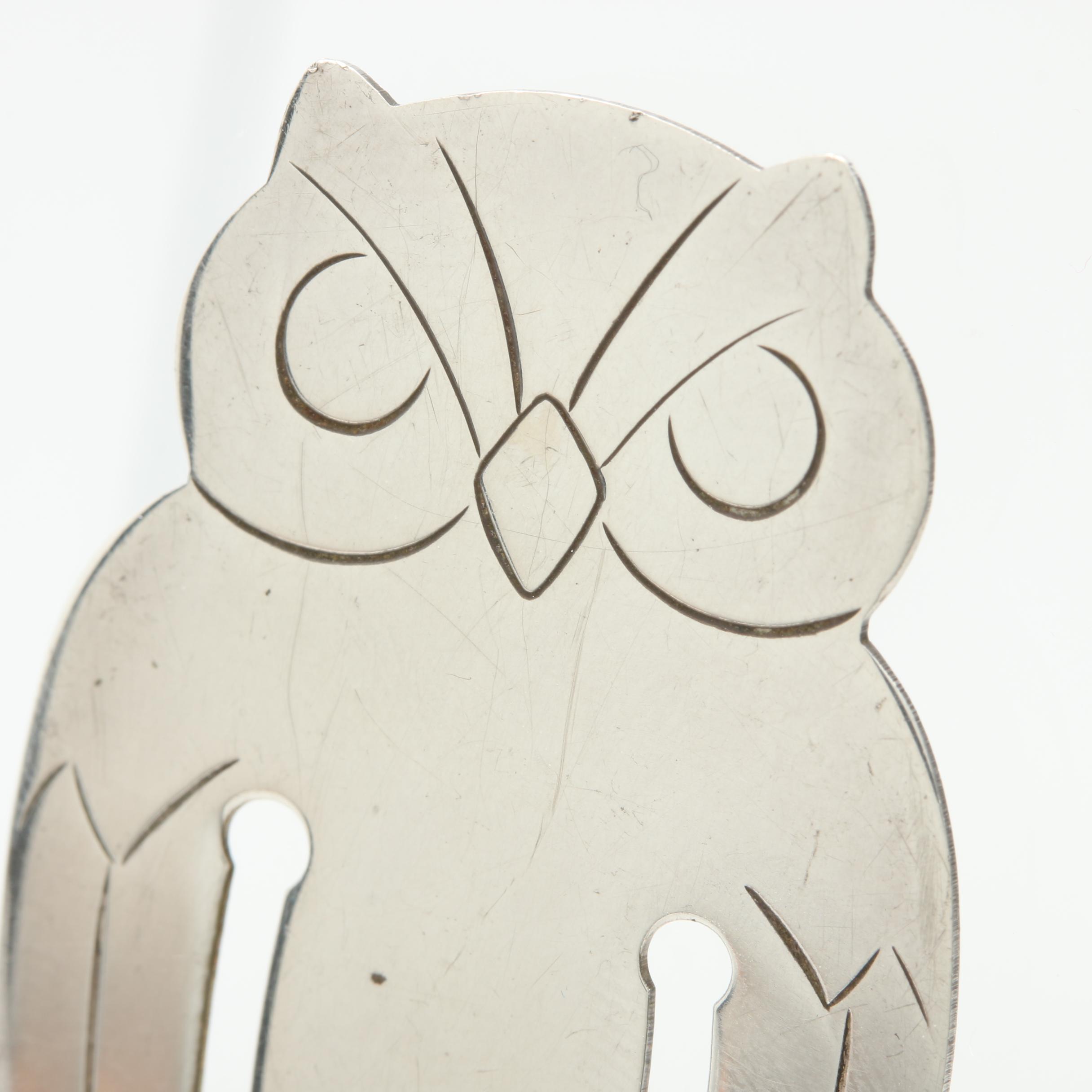 Tiffany & Co. Sterling Silver Owl Bookmark