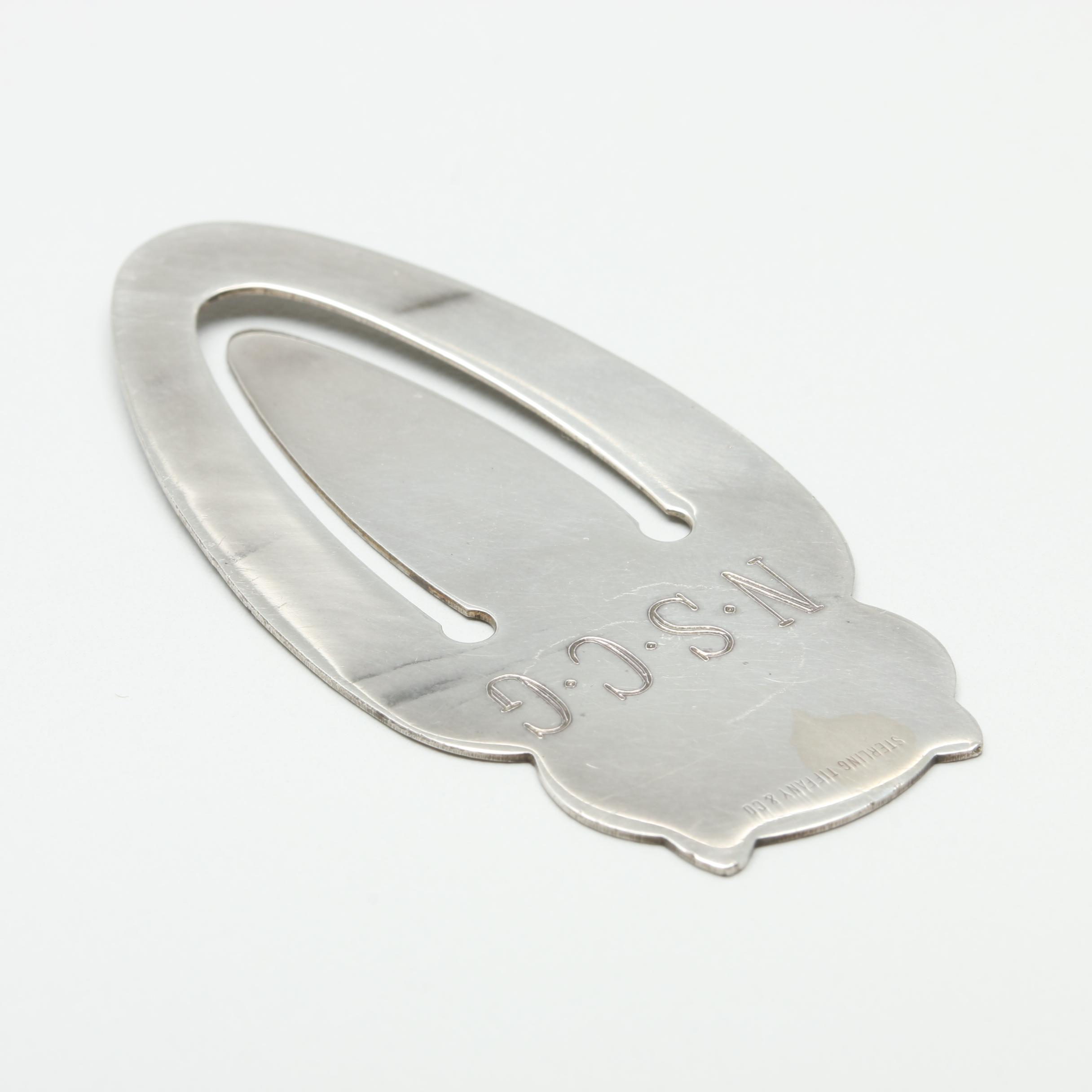 Tiffany & Co. Sterling Silver Owl Bookmark