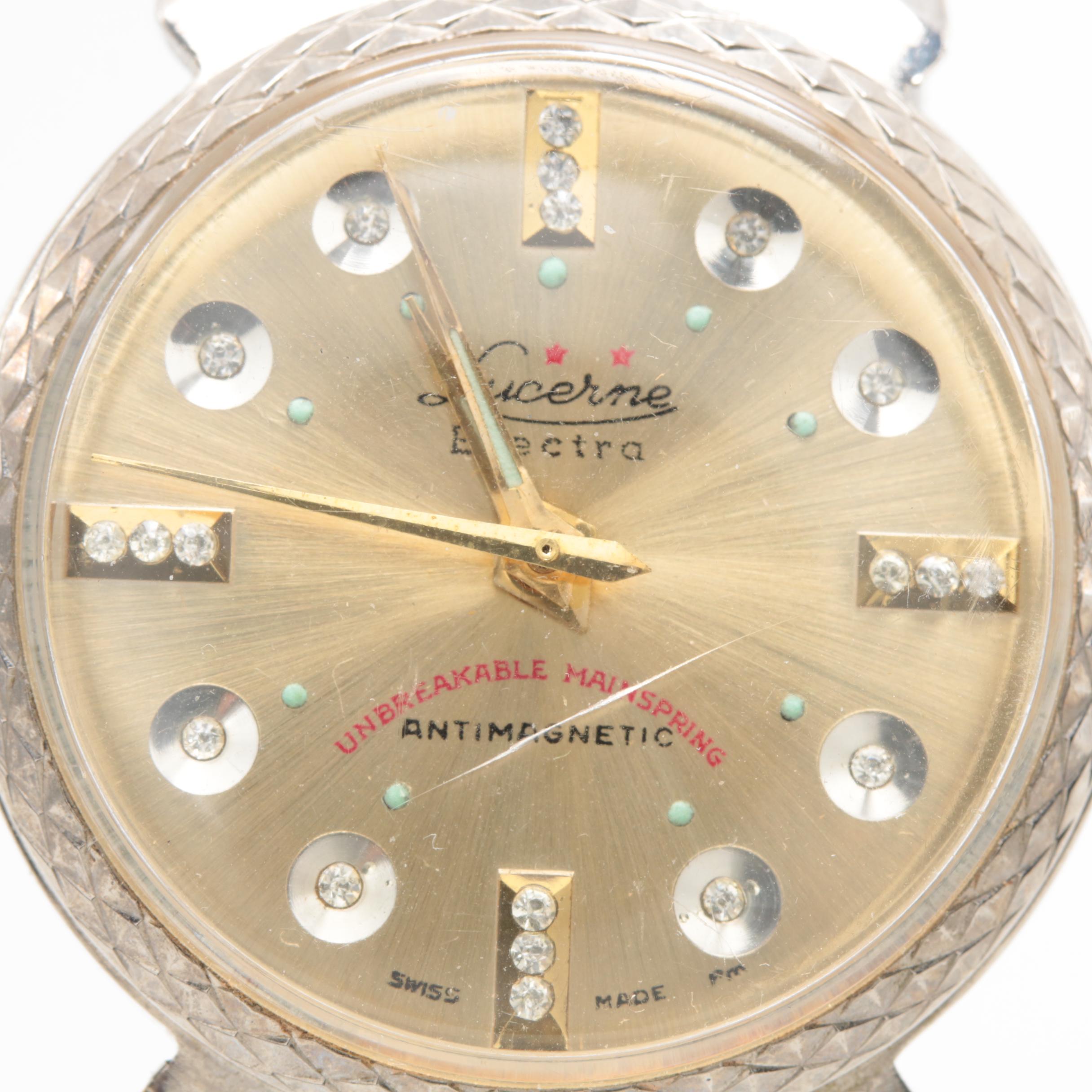 Lucerne Electra Unbreakable Mainspring Anti Magnetic Stainless Steel Watch