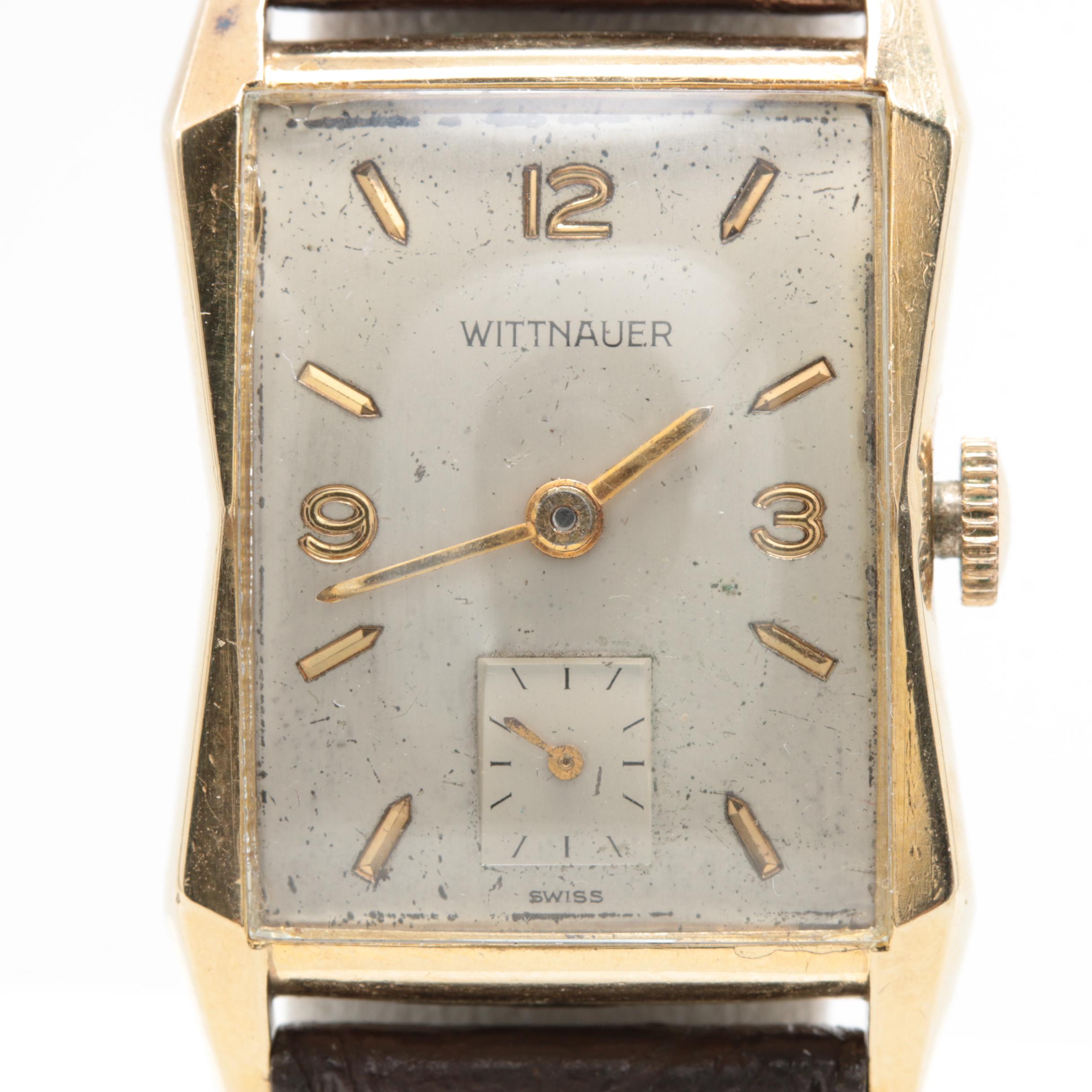 1940s Wittnauer 10K Yellow Gold Filled Watch