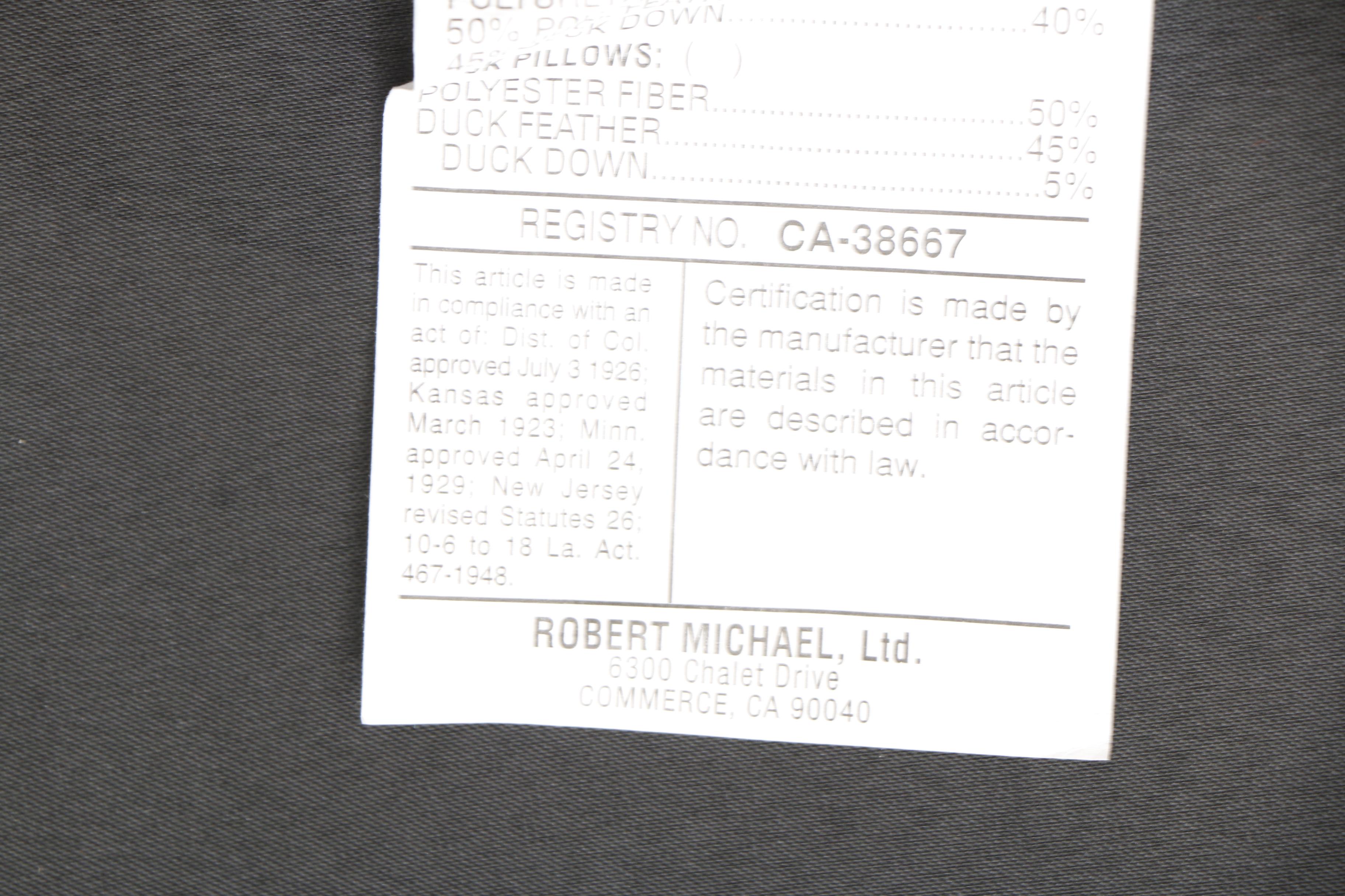 Robert Michael Limited Edition for Mor Furniture Sectional