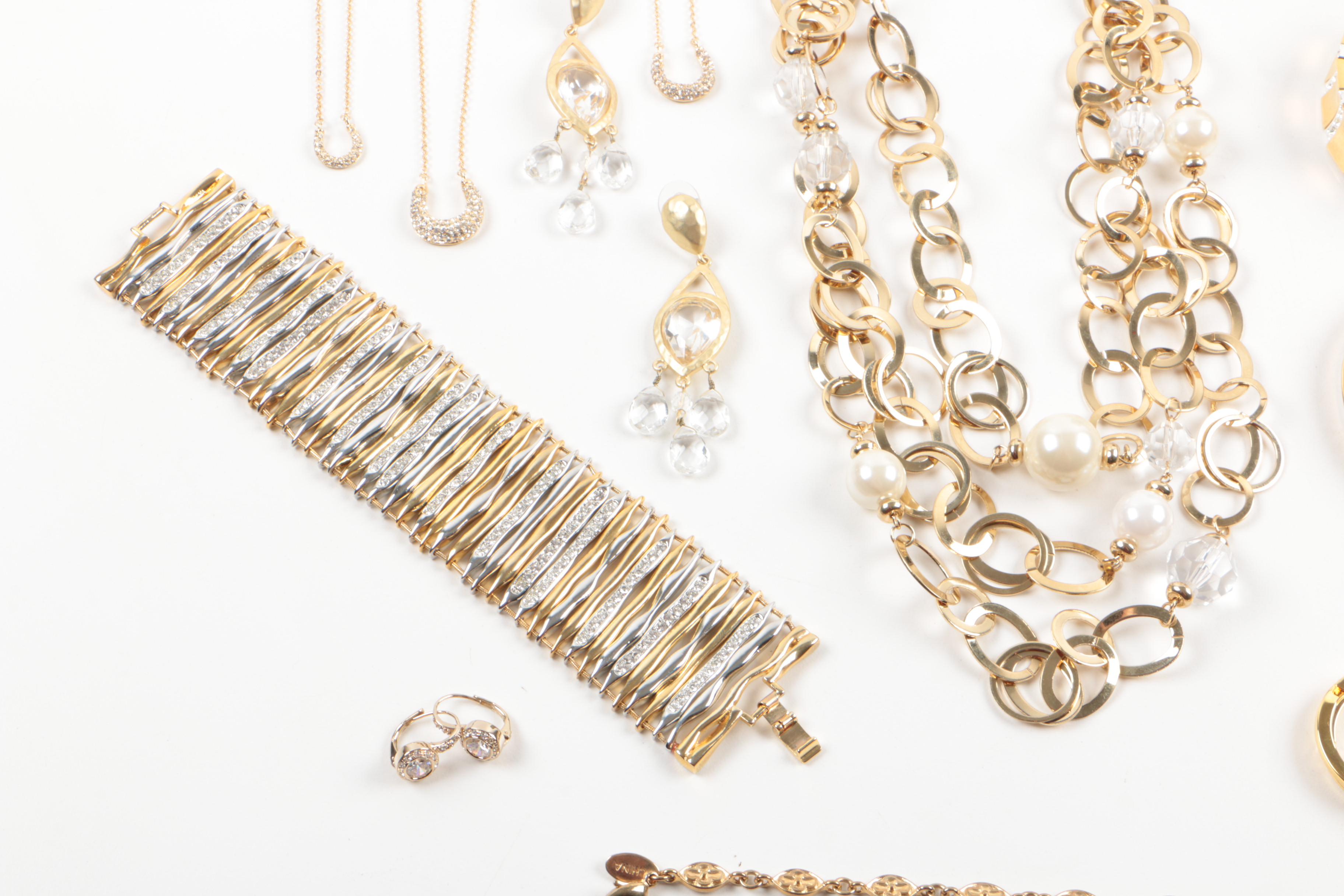 Collection of Susan Lucci Costume Jewelry with Imitation Pearls