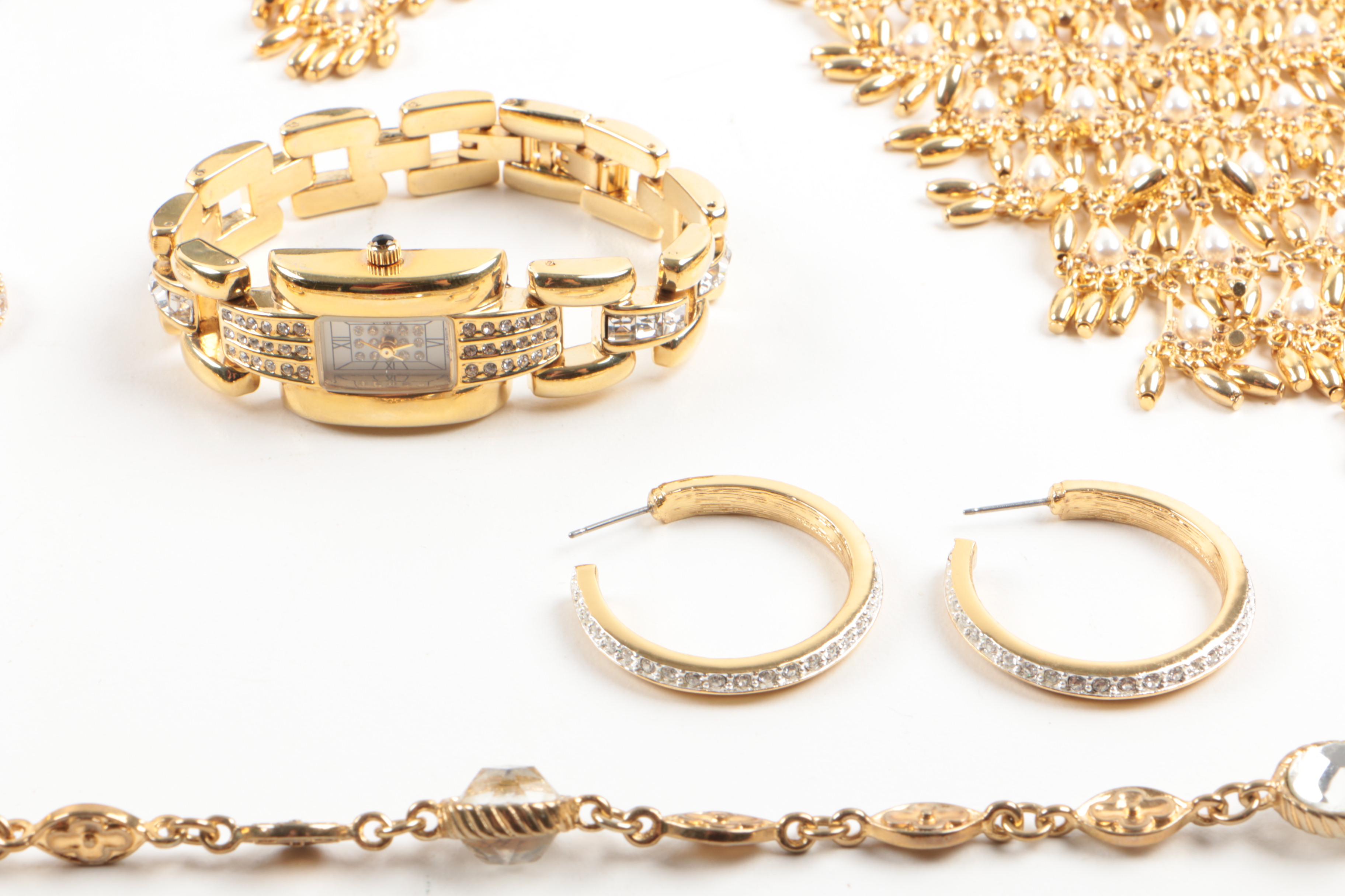 Collection of Susan Lucci Costume Jewelry with Imitation Pearls