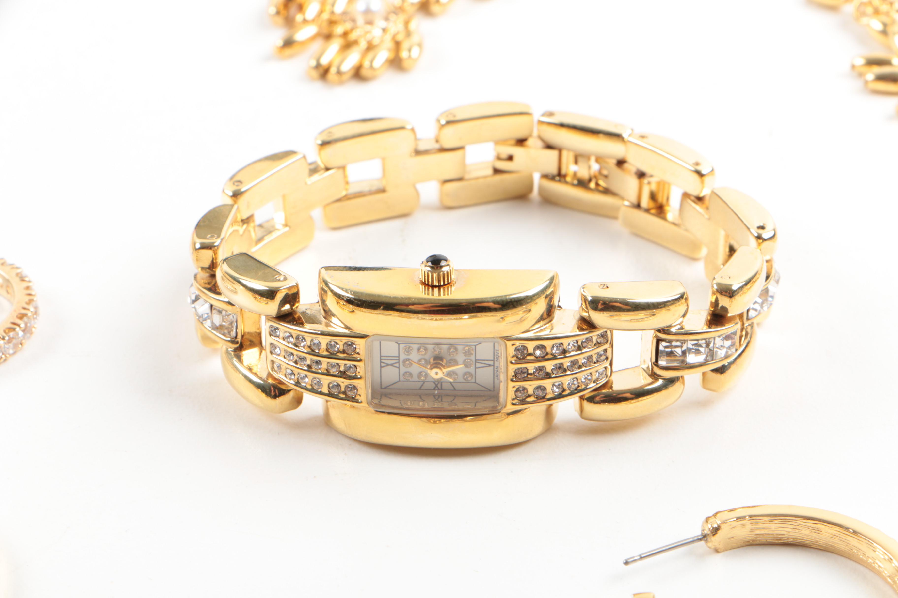 Collection of Susan Lucci Costume Jewelry with Imitation Pearls