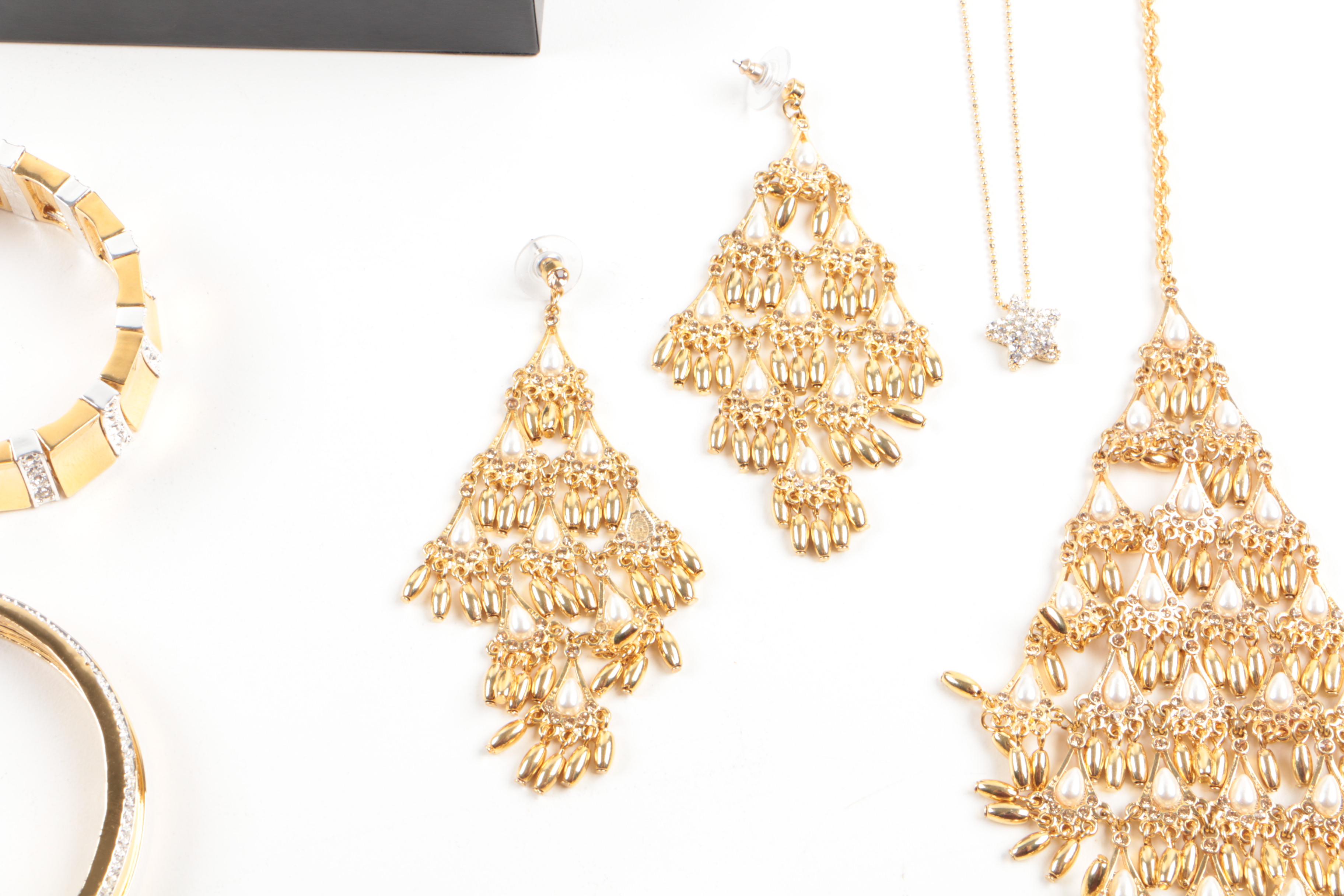 Collection of Susan Lucci Costume Jewelry with Imitation Pearls