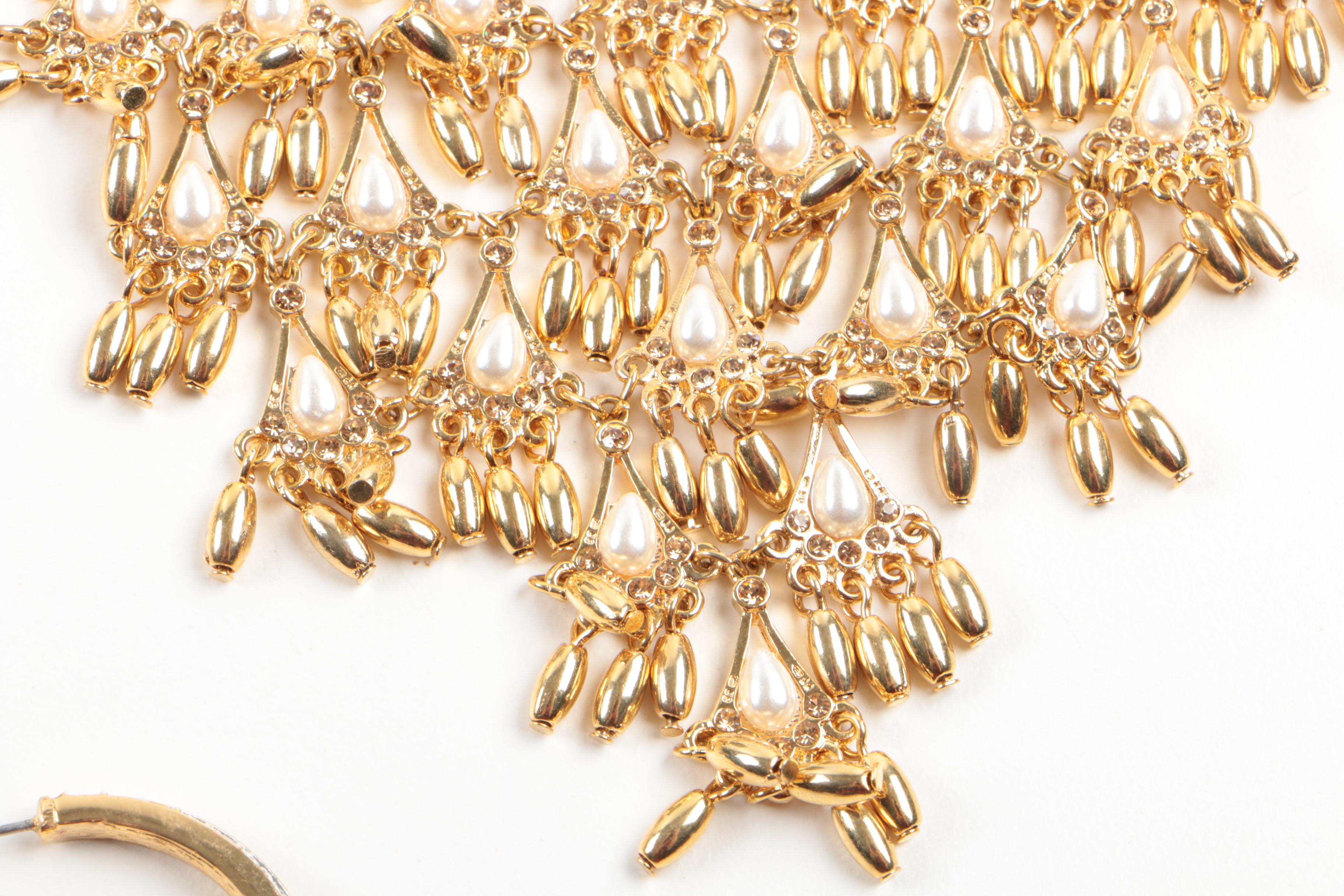 Collection of Susan Lucci Costume Jewelry with Imitation Pearls