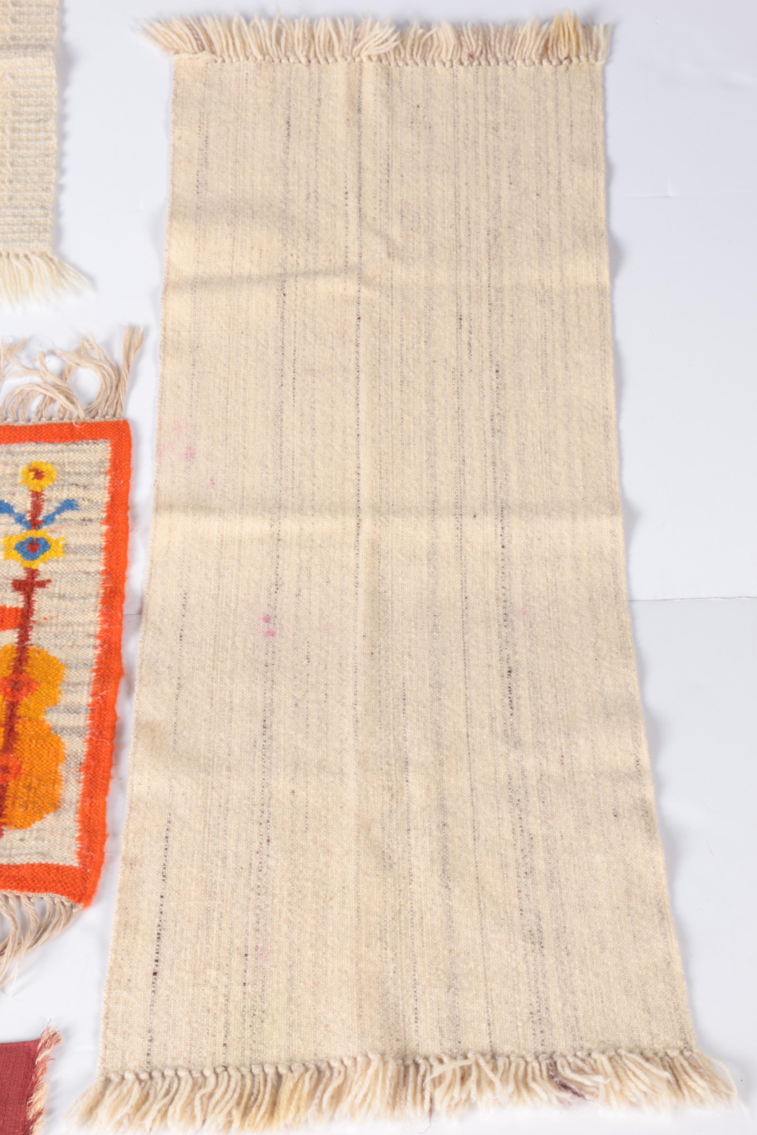 Handwoven Textiles Including Polish Folk Art-Style and Pictorial Batik