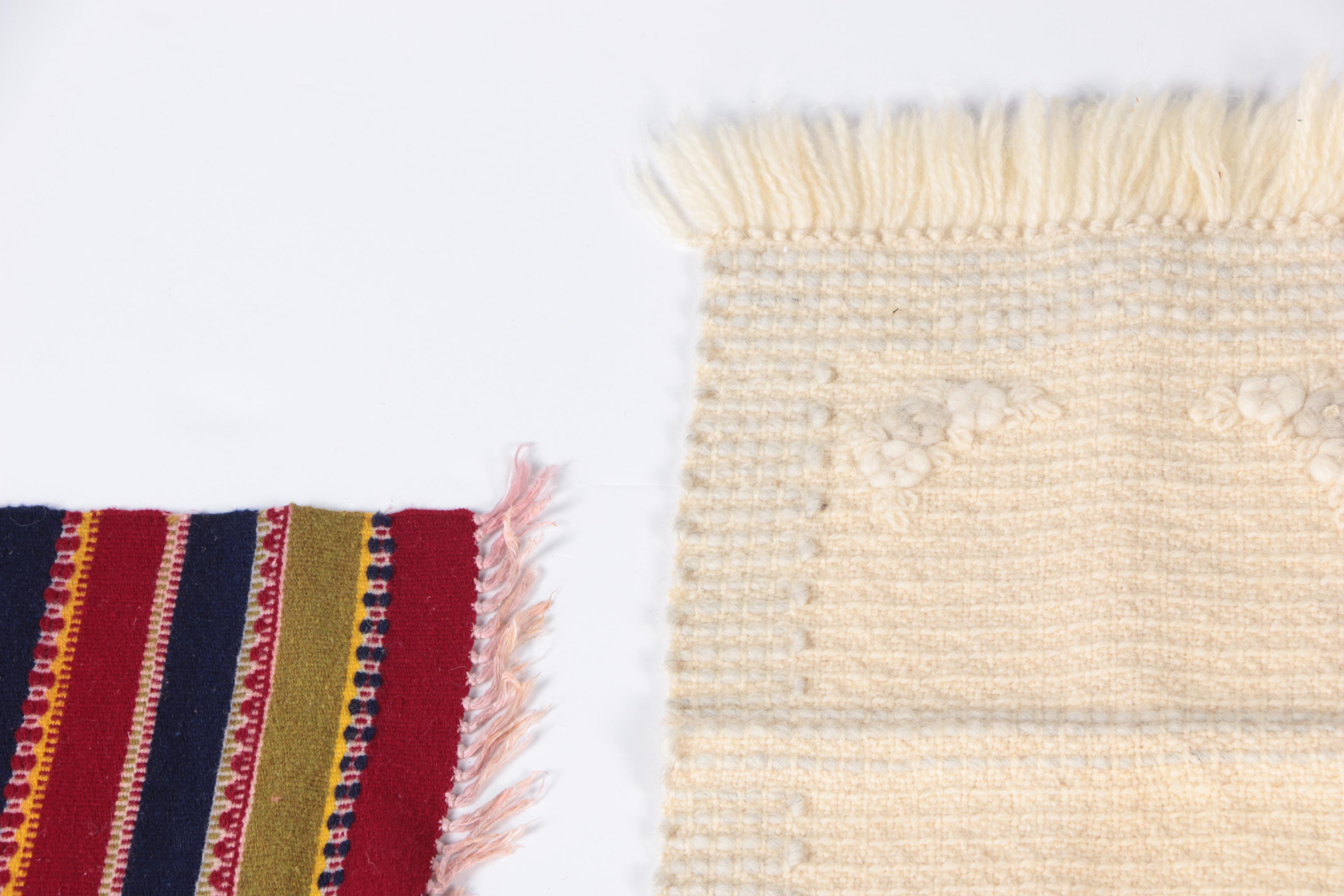 Handwoven Textiles Including Polish Folk Art-Style and Pictorial Batik