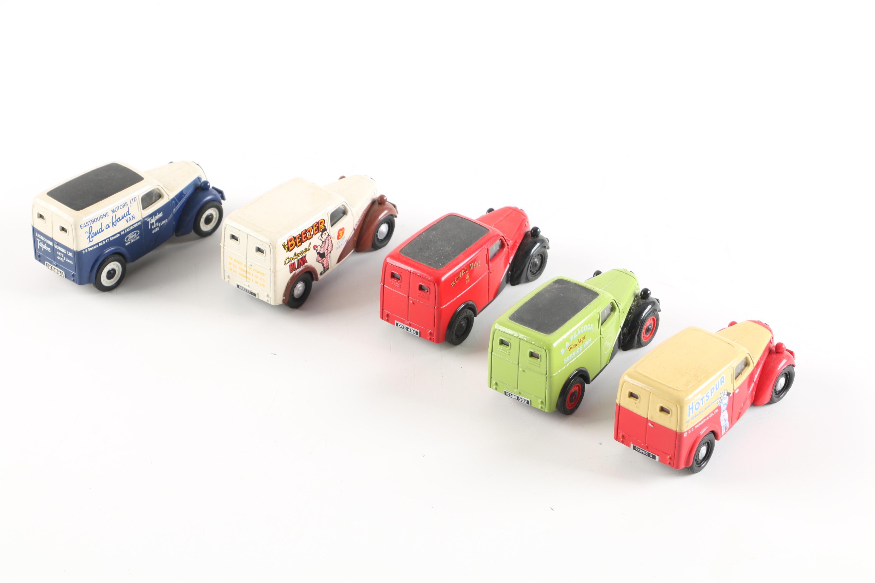 Vintage Corgi Die-Cast Fordson 5 CWT Vans