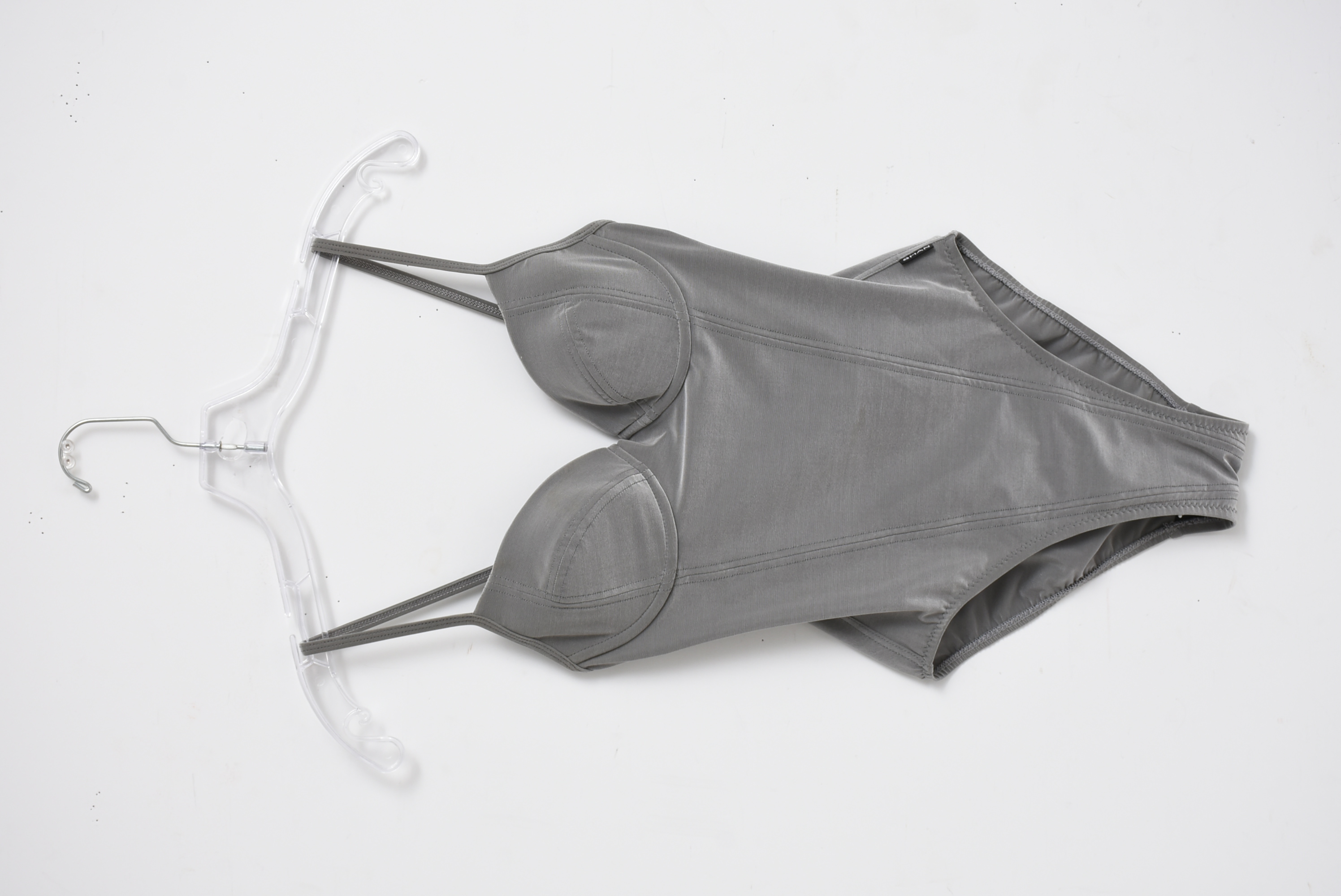 Michael Kors Zebra Print Cover-Up and Pewter Bathing Suit