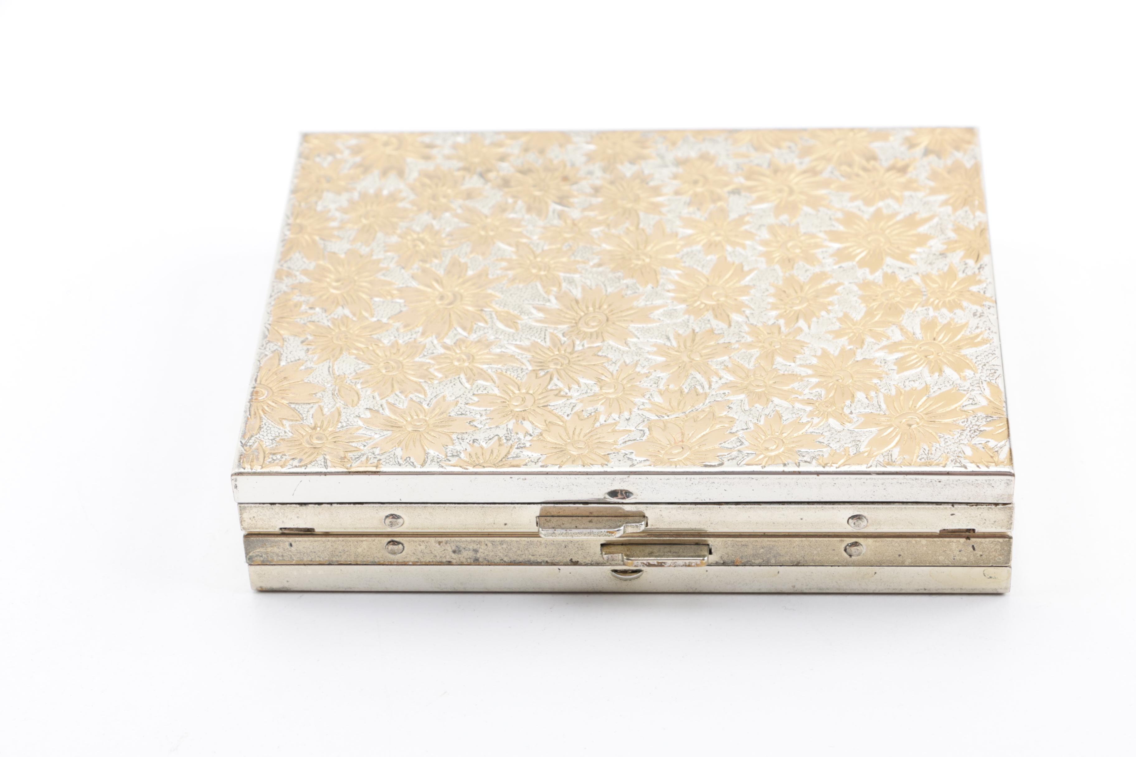 1950s Compacts and Cigarette Case Including Mother of Pearl