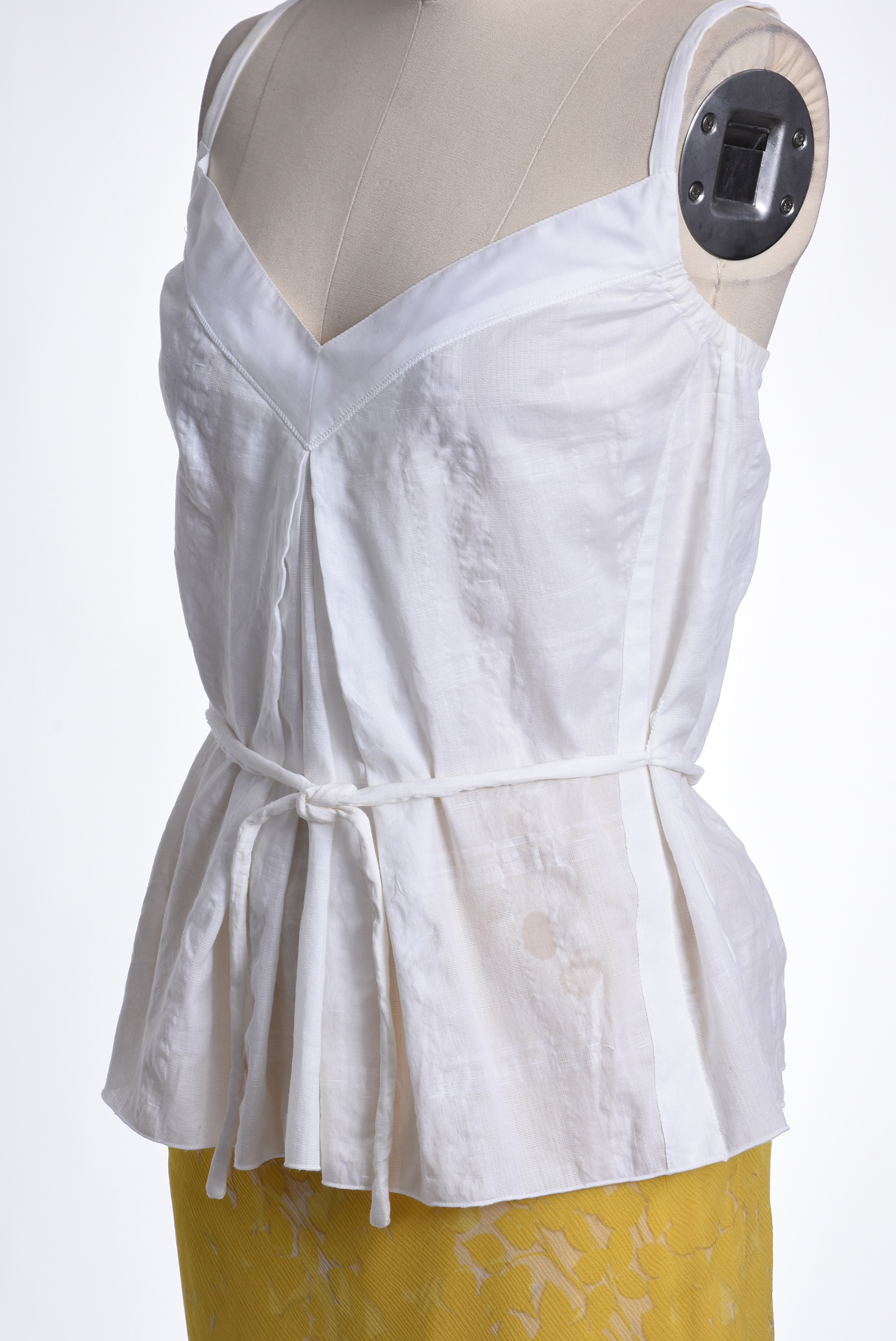 Prada Sleeveless Tops and Prada Silk Chiffon Skirt