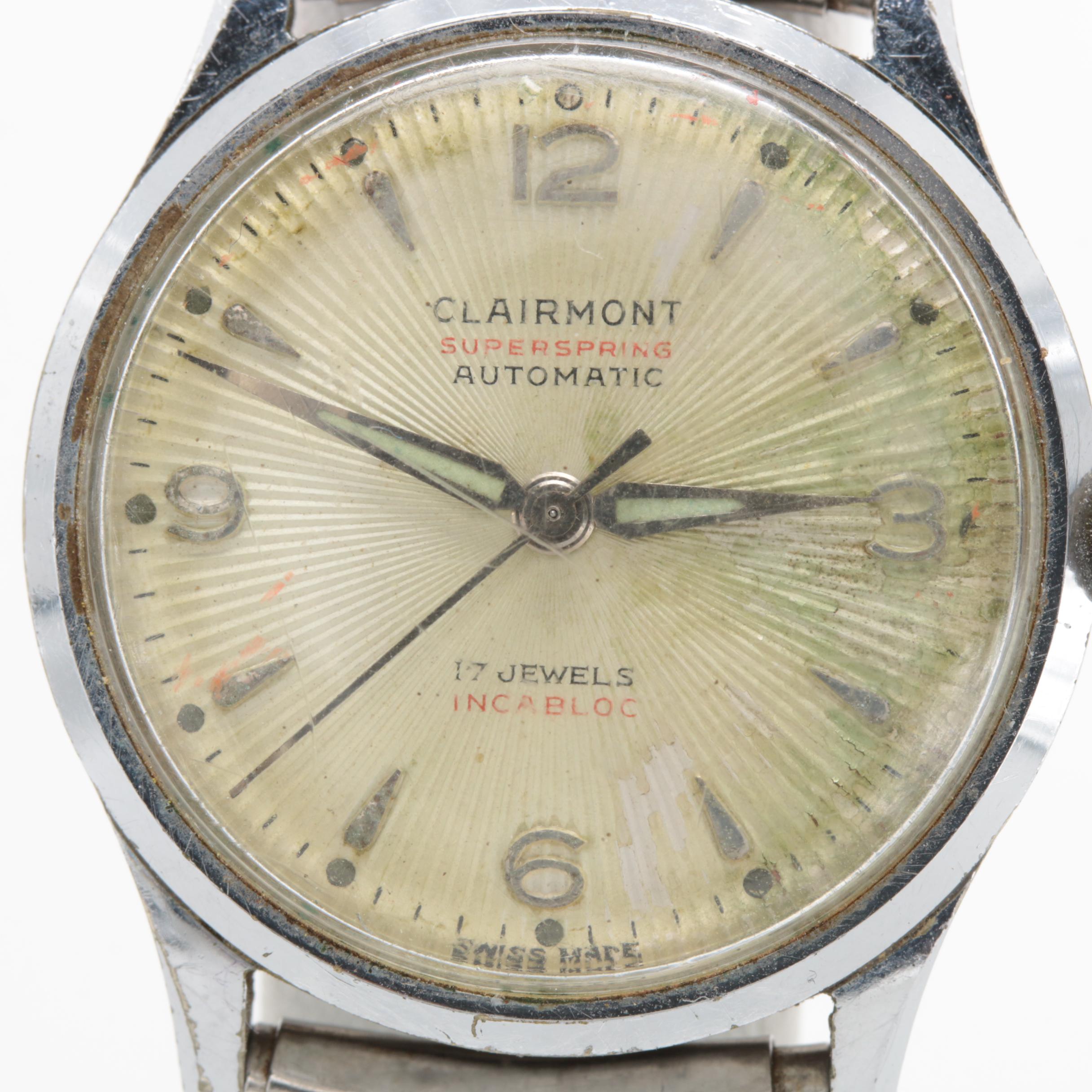 Clairmont Stainless Steel Expansion Band Watch