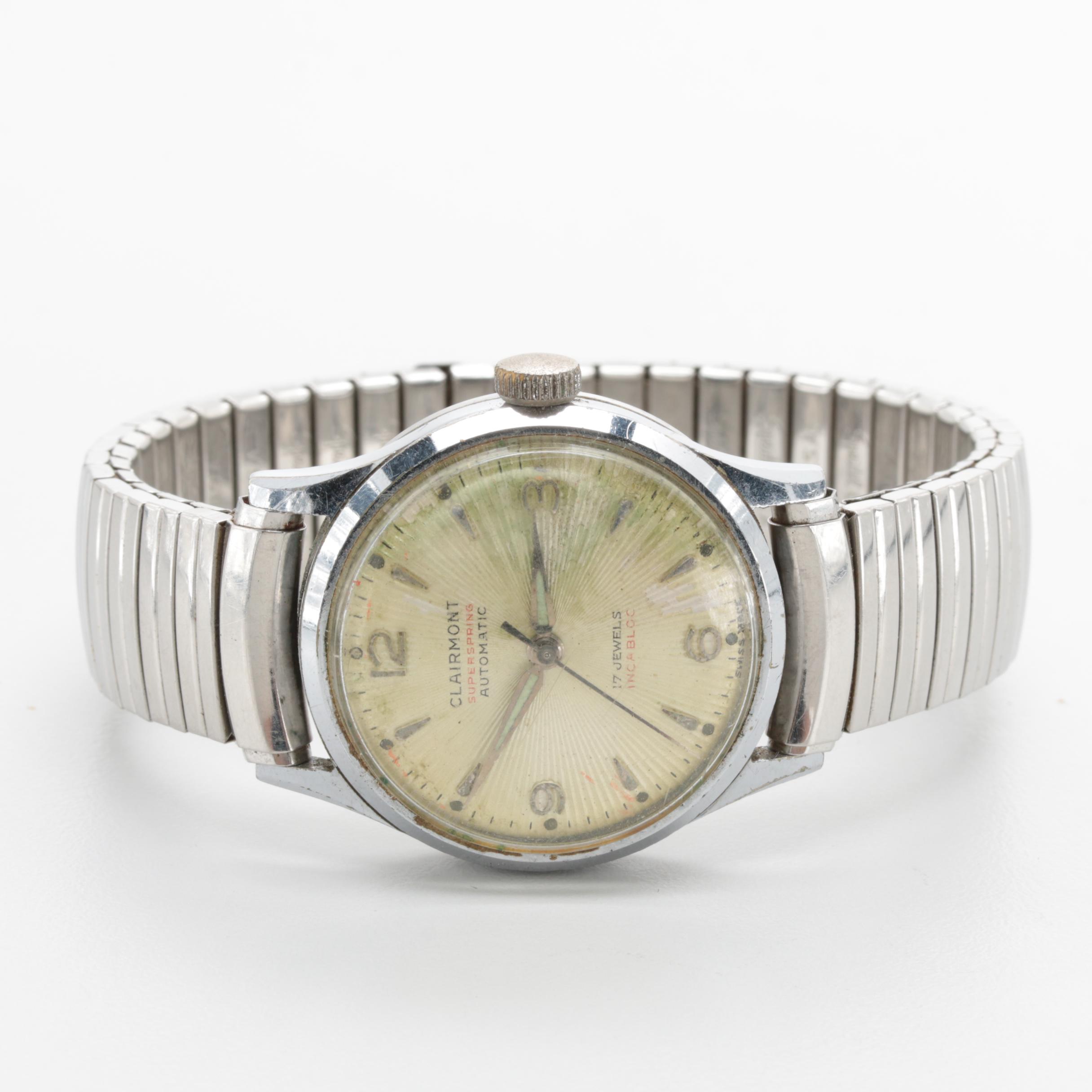 Clairmont Stainless Steel Expansion Band Watch