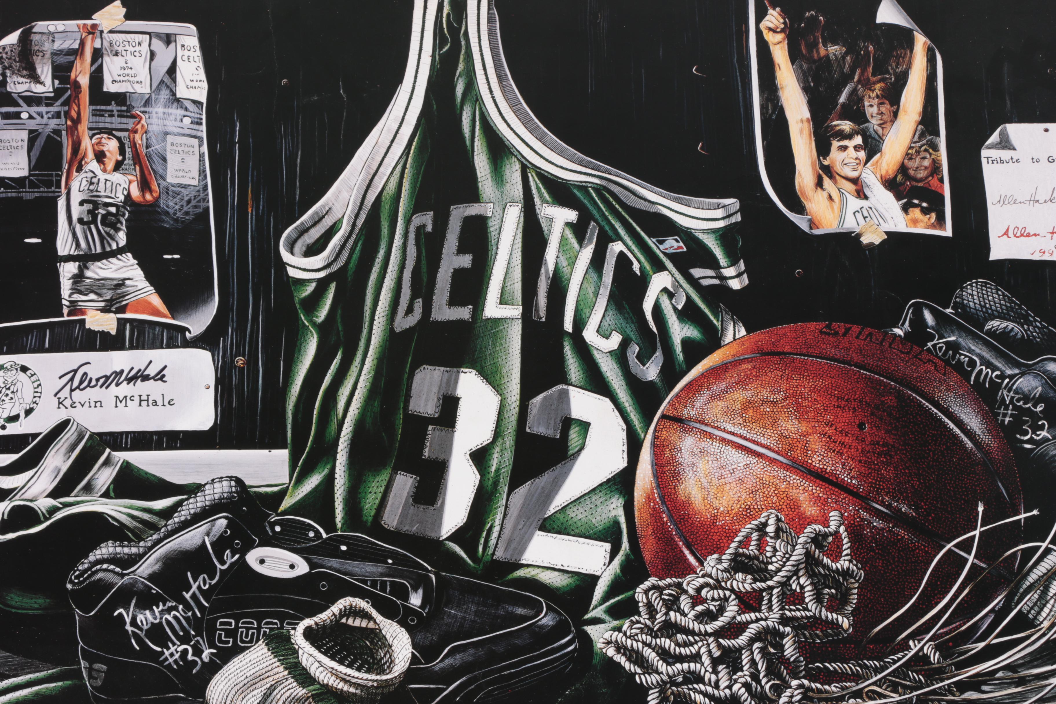 Allen Hackney Offset Lithograph "Tribute to Greatness"