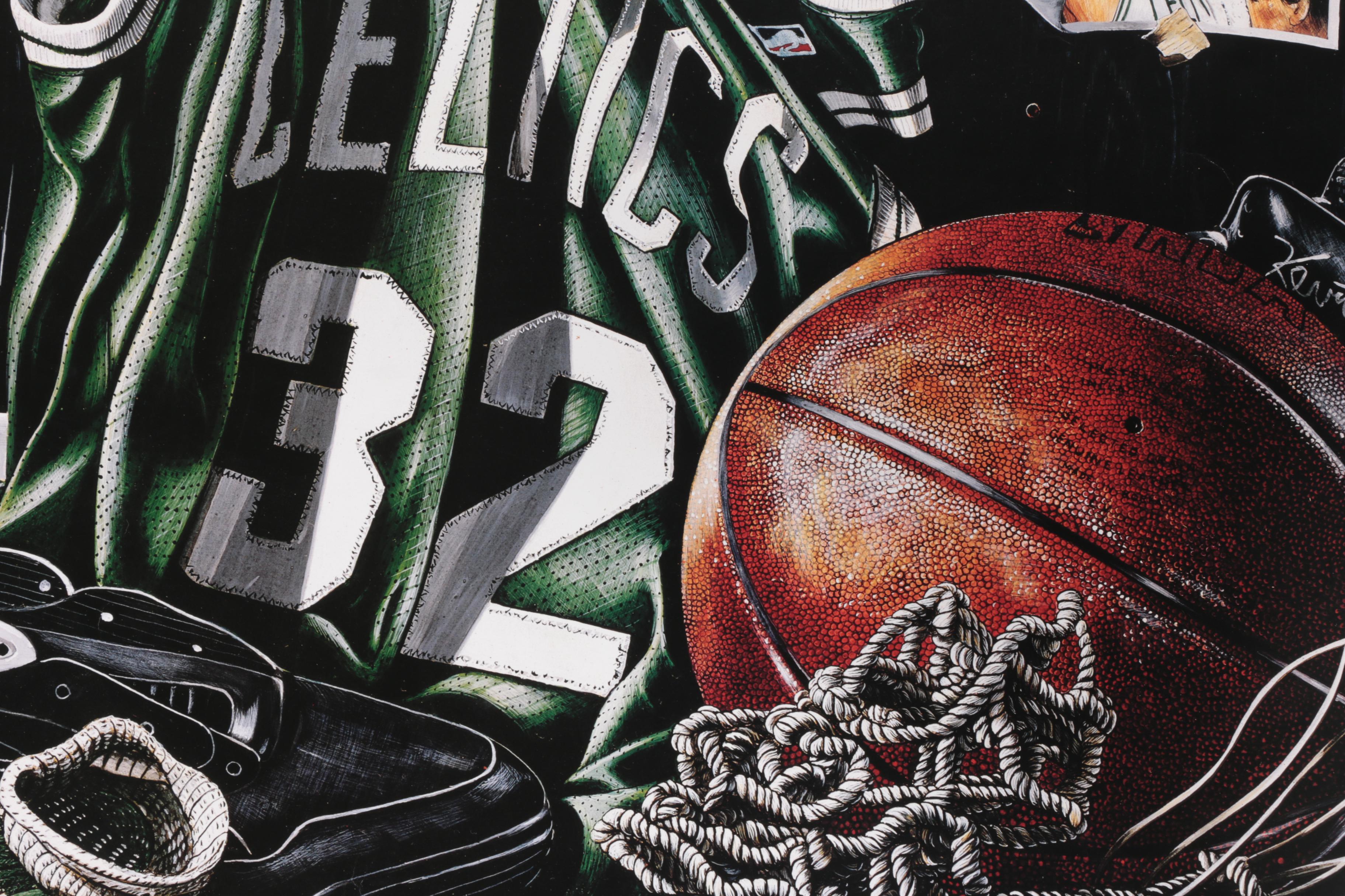 Allen Hackney Offset Lithograph "Tribute to Greatness"