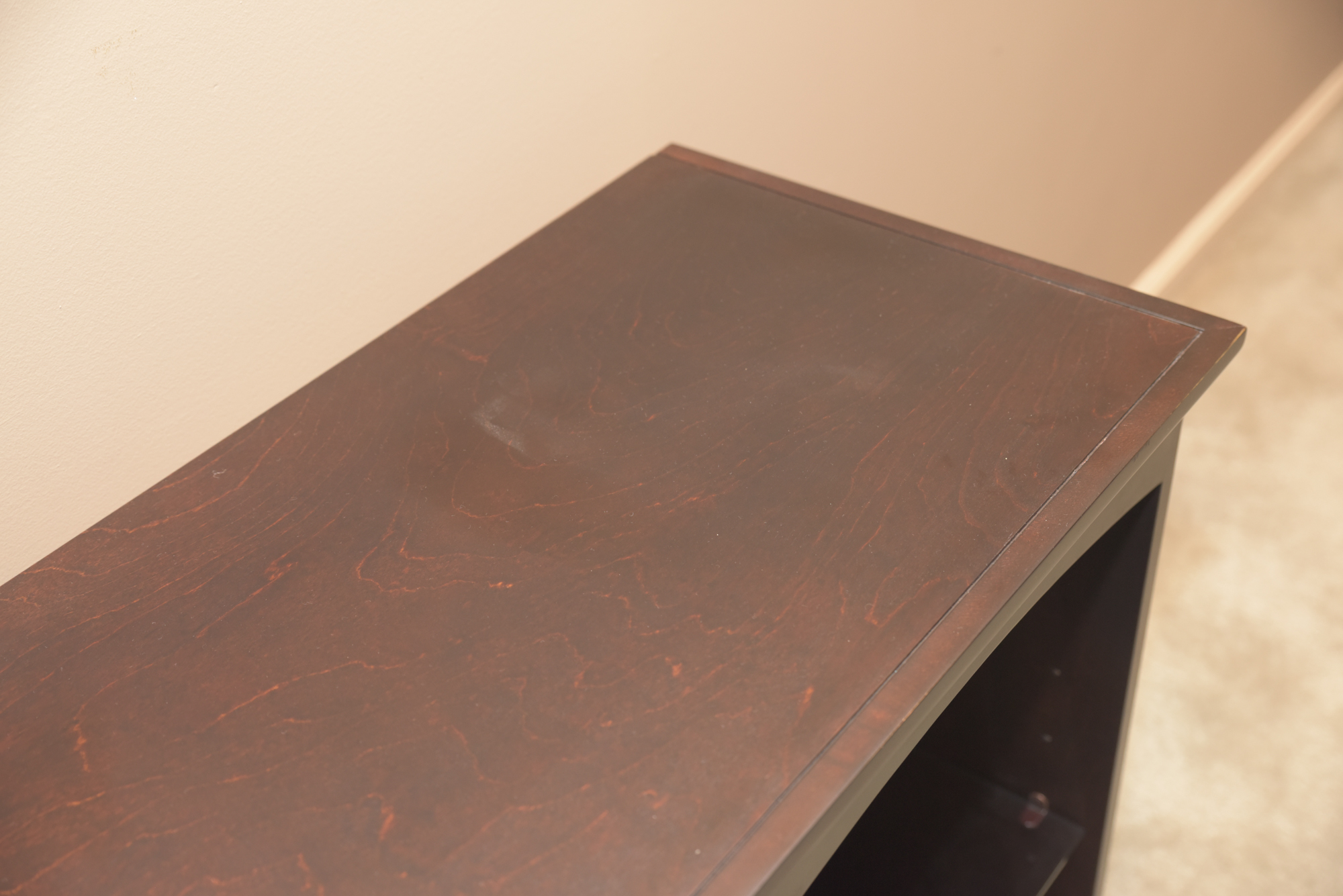 Electric Fireplace in Cabinet