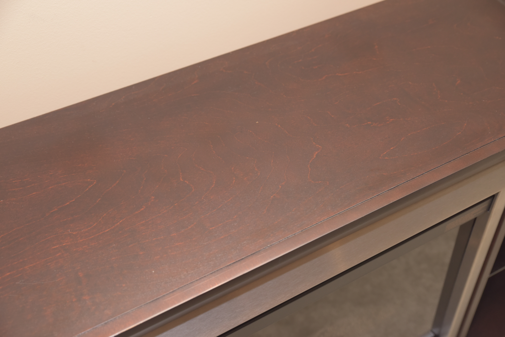 Electric Fireplace in Cabinet