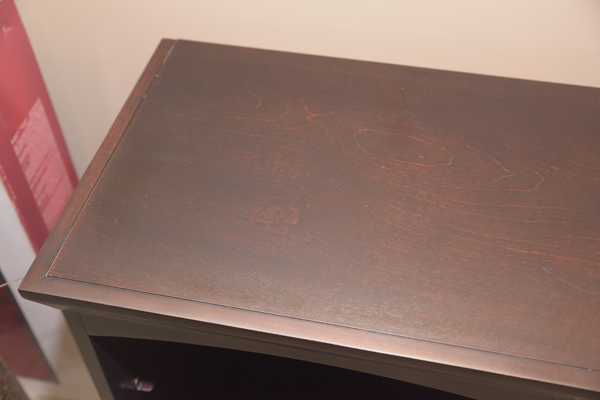 Electric Fireplace in Cabinet