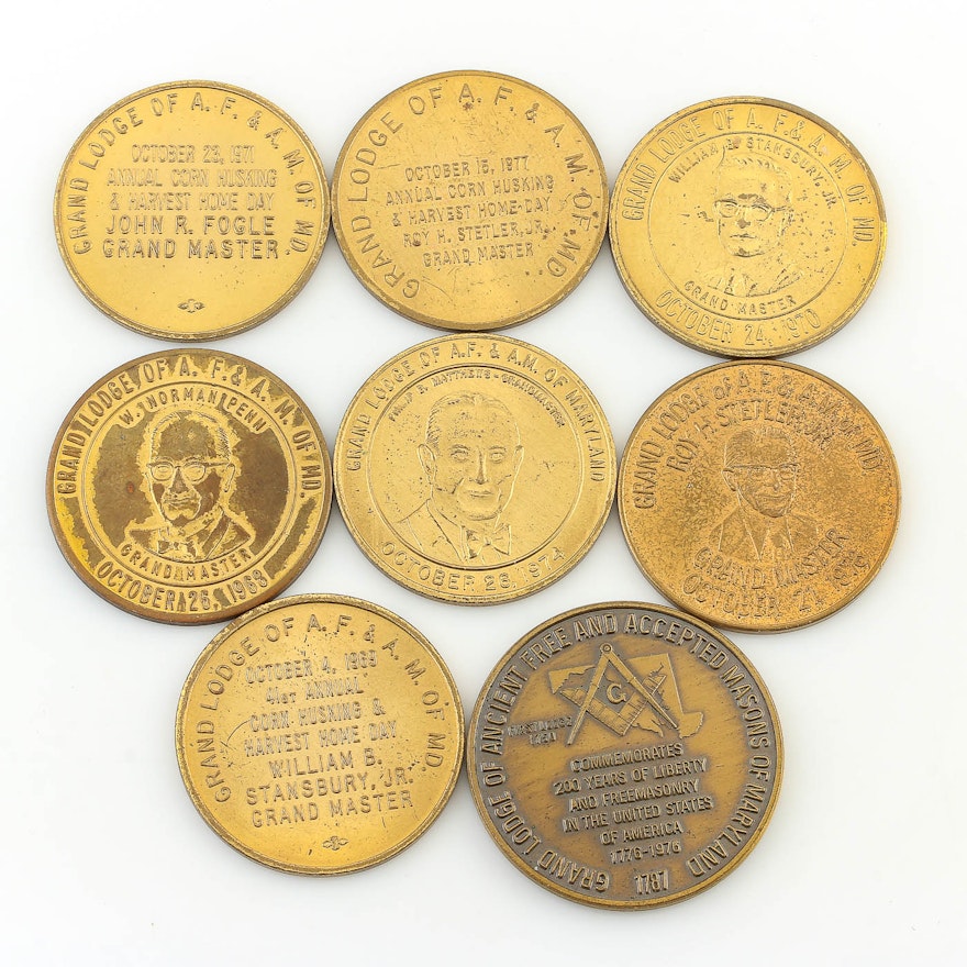 Assorted Commemorative Tokens