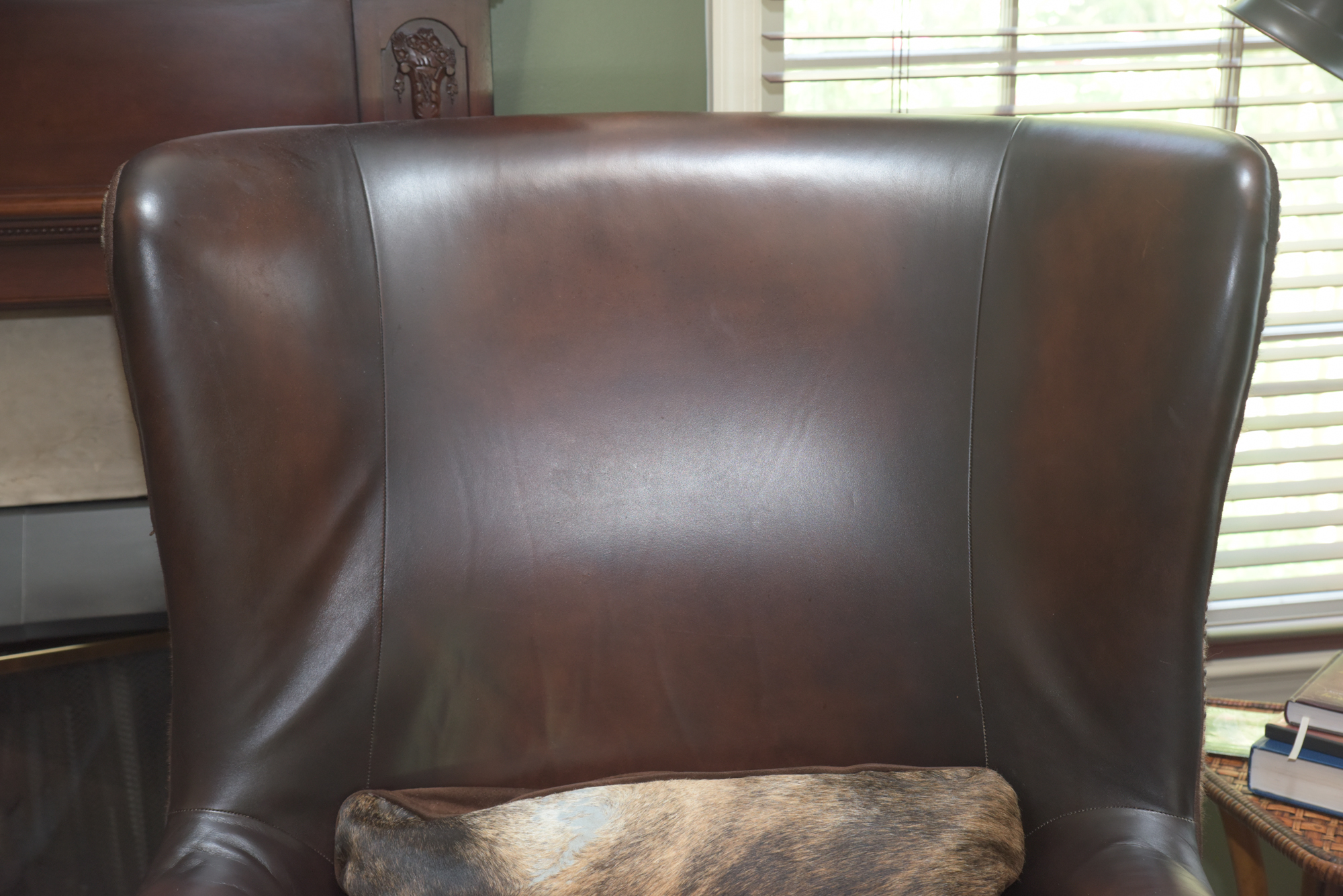 Calf Hide and Leather Armchair by Bernhardt