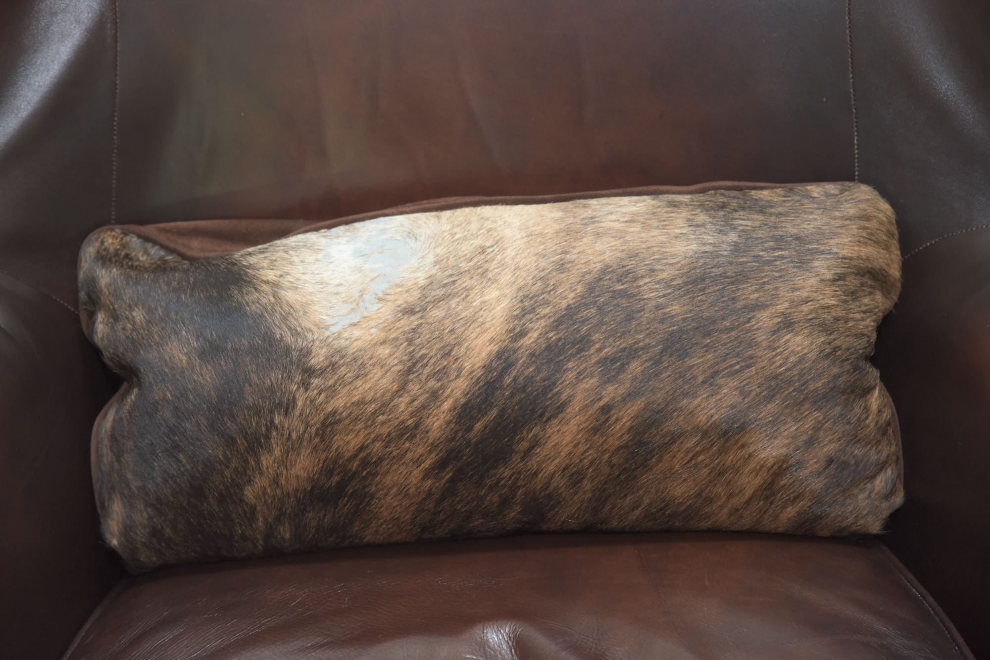 Calf Hide and Leather Armchair by Bernhardt