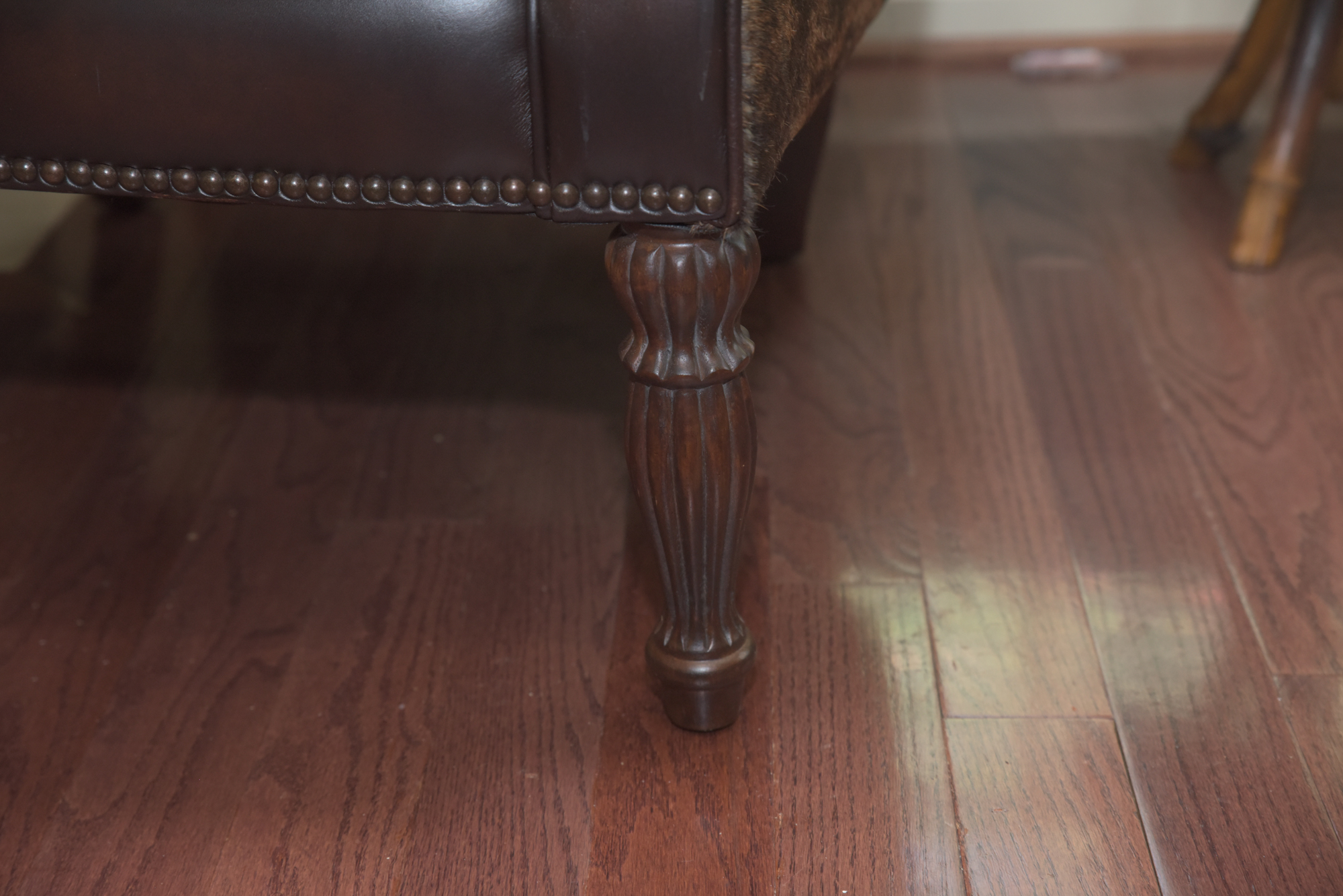 Calf Hide and Leather Armchair by Bernhardt