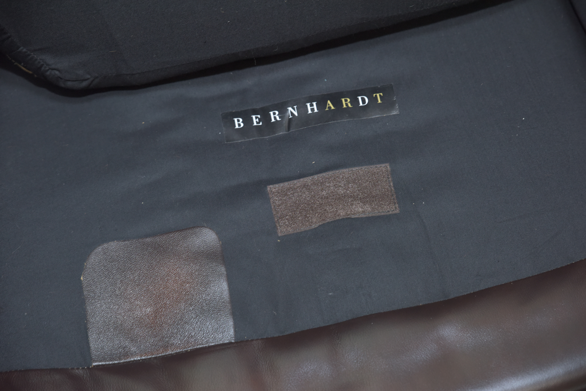 Calf Hide and Leather Armchair by Bernhardt