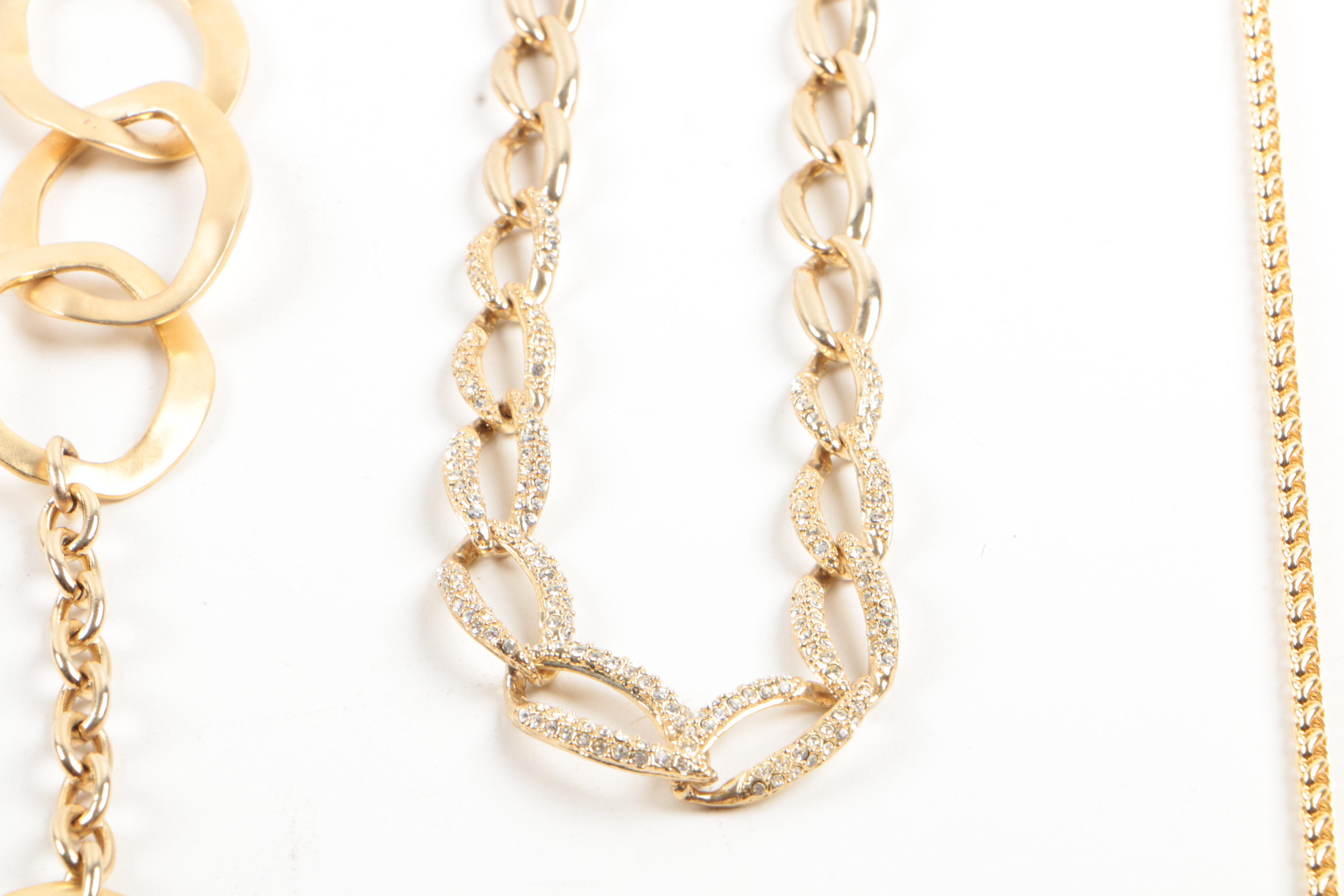 Susan Lucci Gold Tone Statement Costume Jewelry with Imitation Pearl