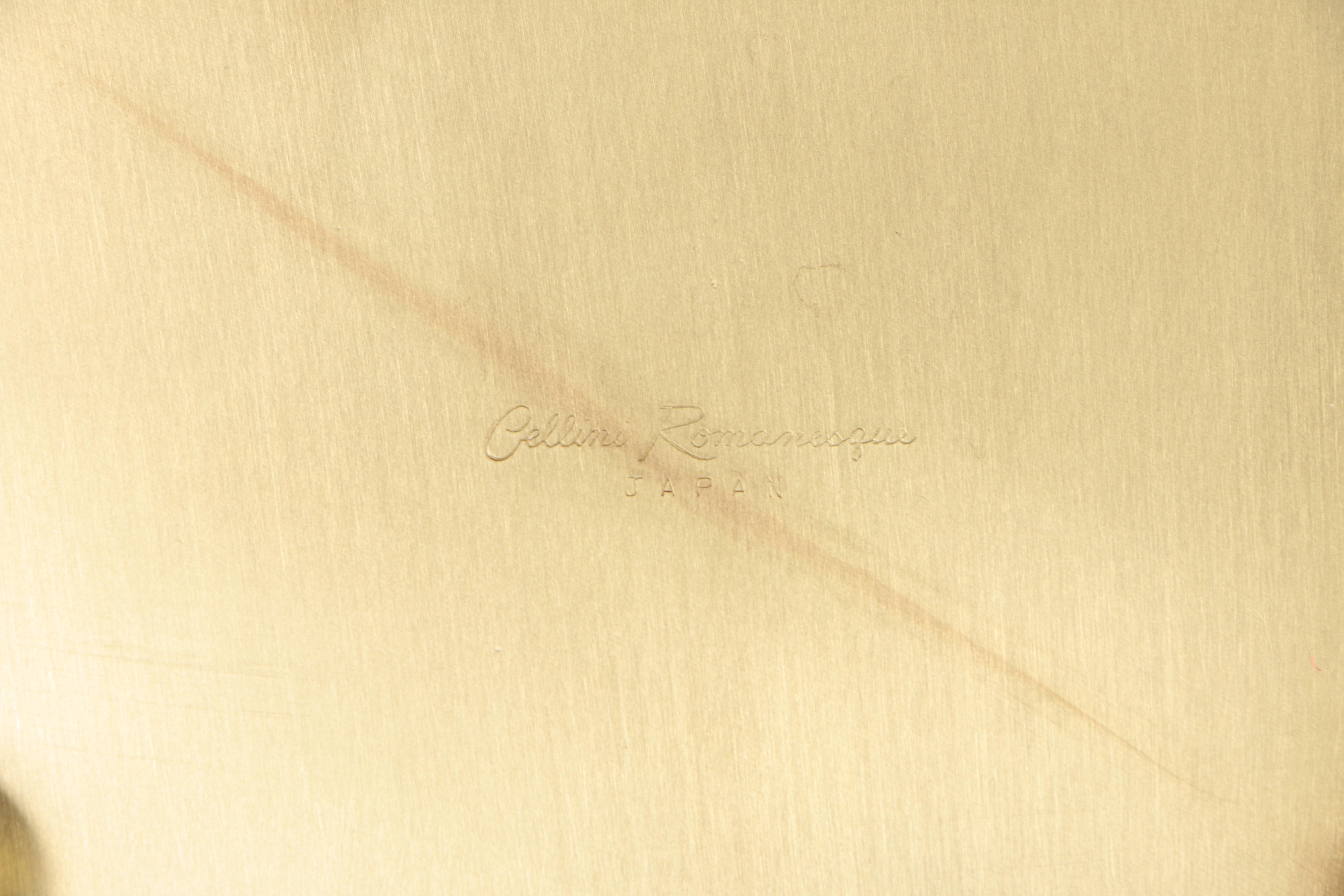 Japanese "Cellini Romanesque" Gold Electroplate Flatware and Serveware