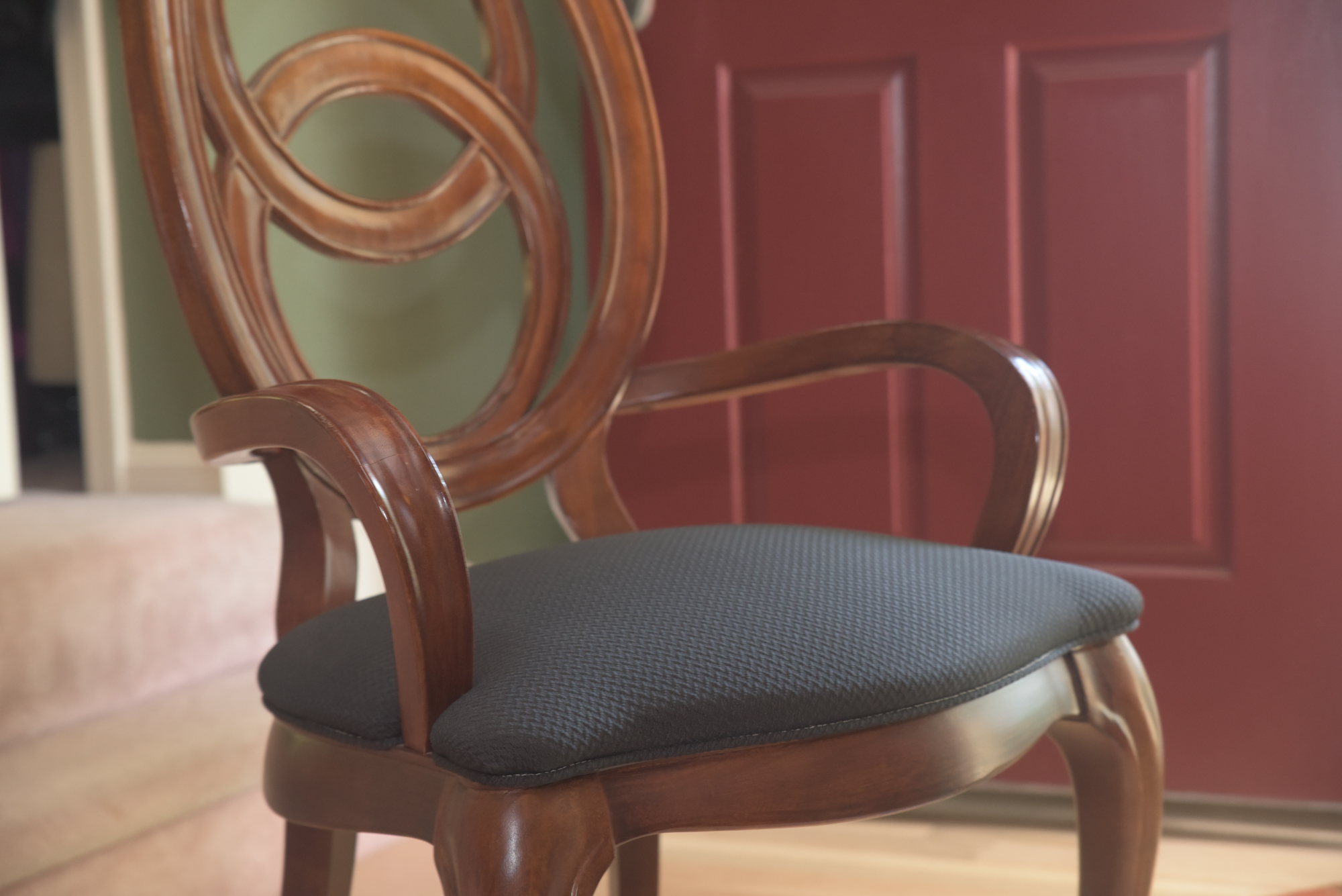 Double Ring Back Wooden Chairs by American Drew