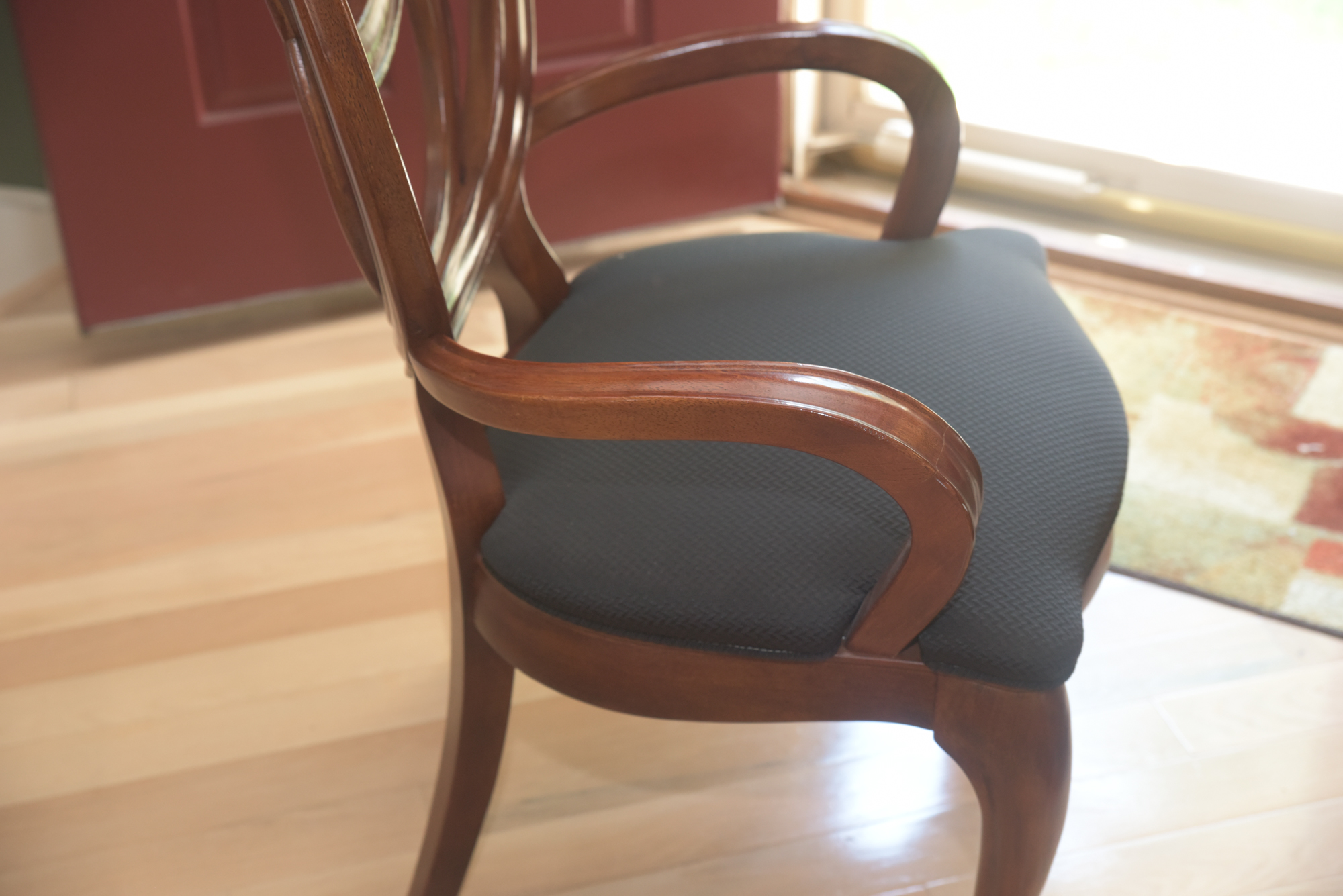 Double Ring Back Wooden Chairs by American Drew