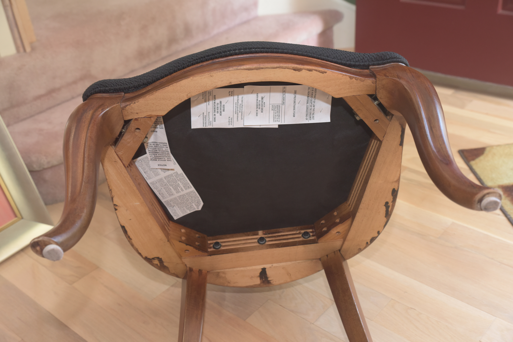 Double Ring Back Wooden Chairs by American Drew