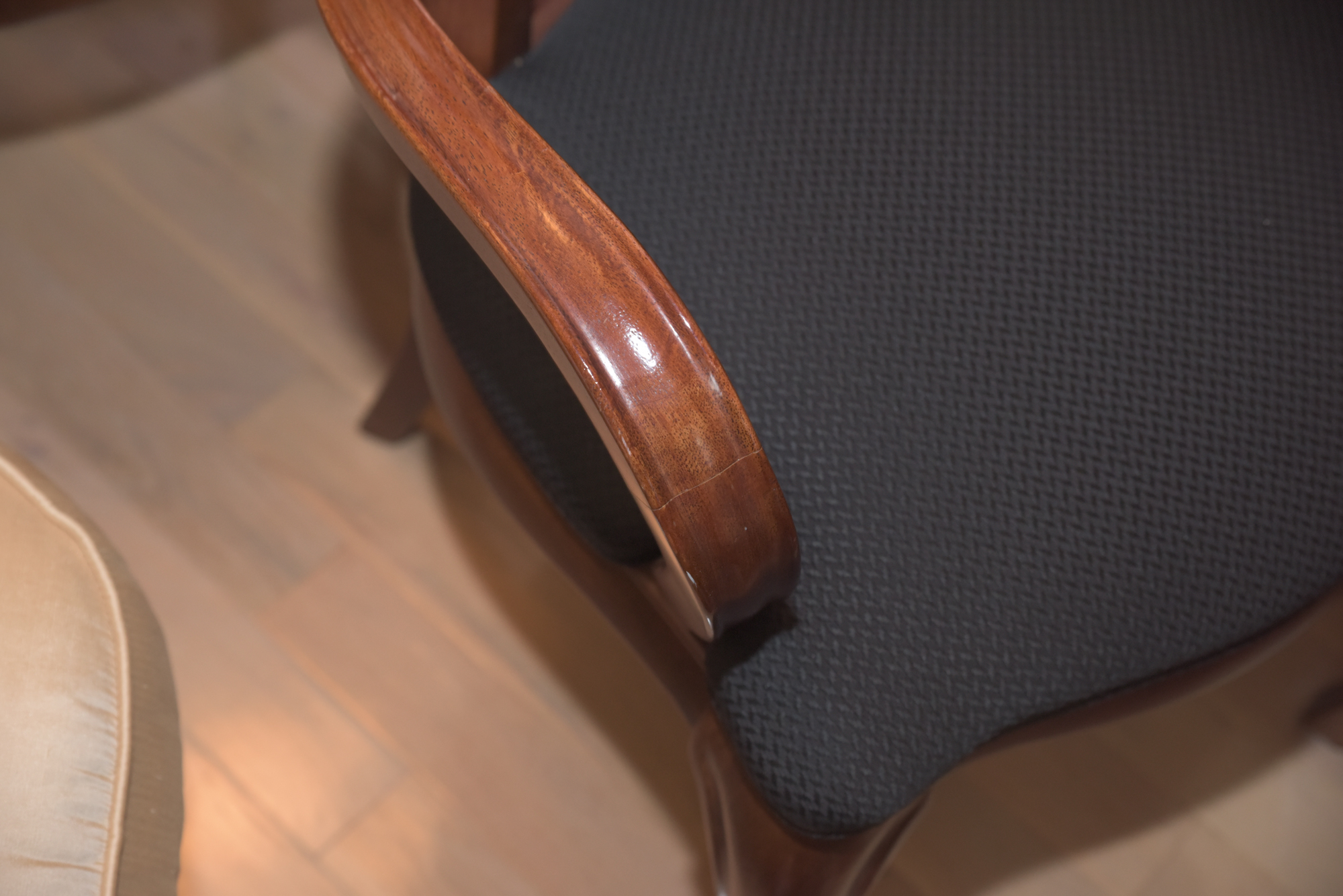 Double Ring Back Wooden Chairs by American Drew