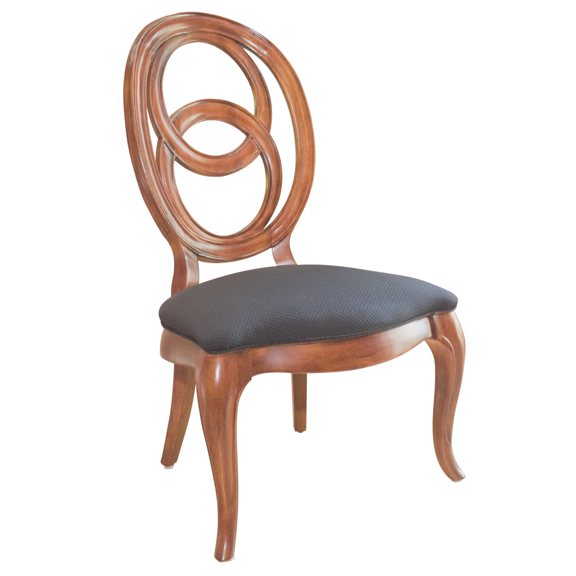 Double Ring Back Wooden Chairs by American Drew