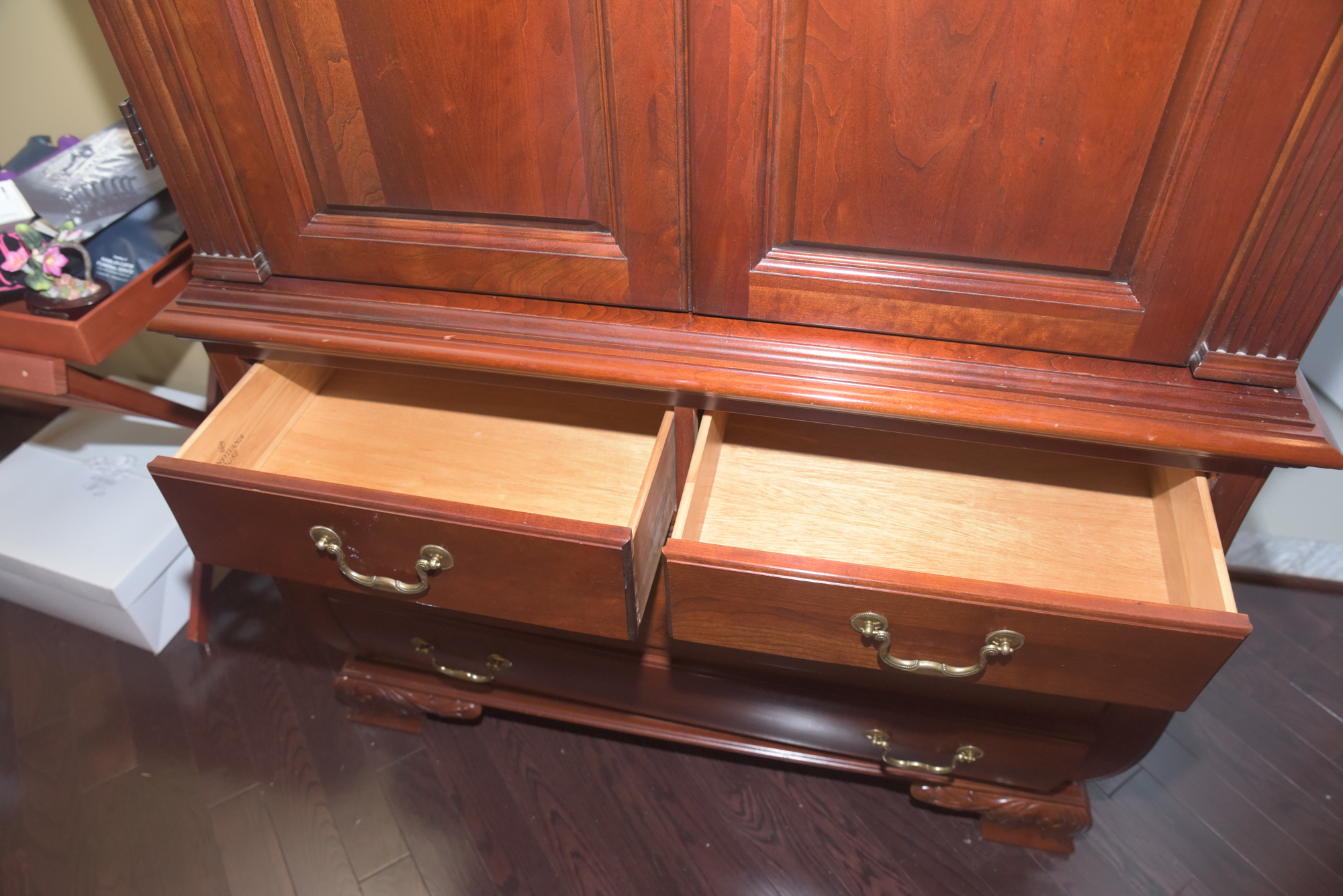 Pennsylvania House Cherry Entertainment Armoire