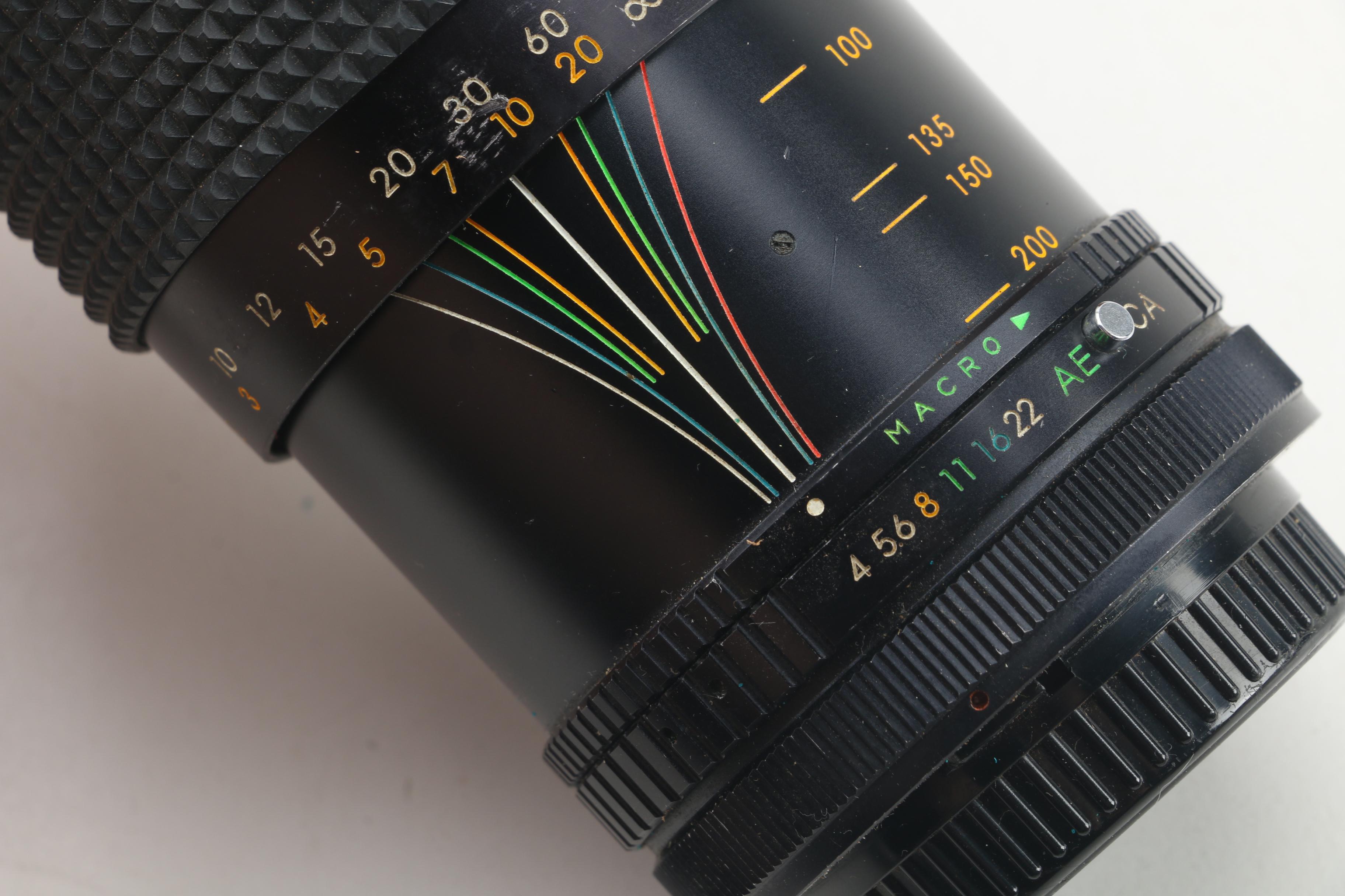 Vintage Cameras and Lenses in Leather Case