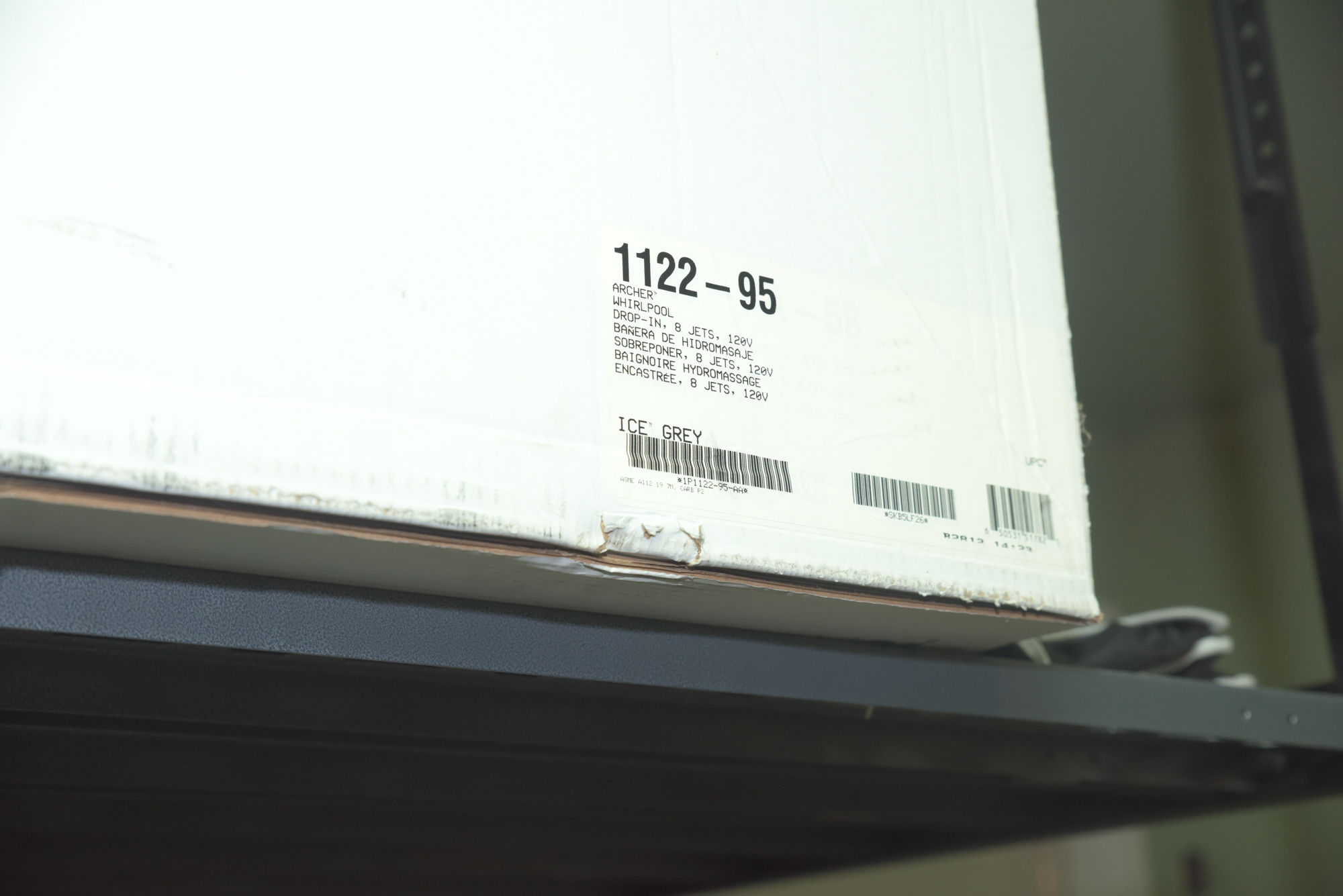 Kohler Archer K1122-95 Drop-in Whirlpool Tub