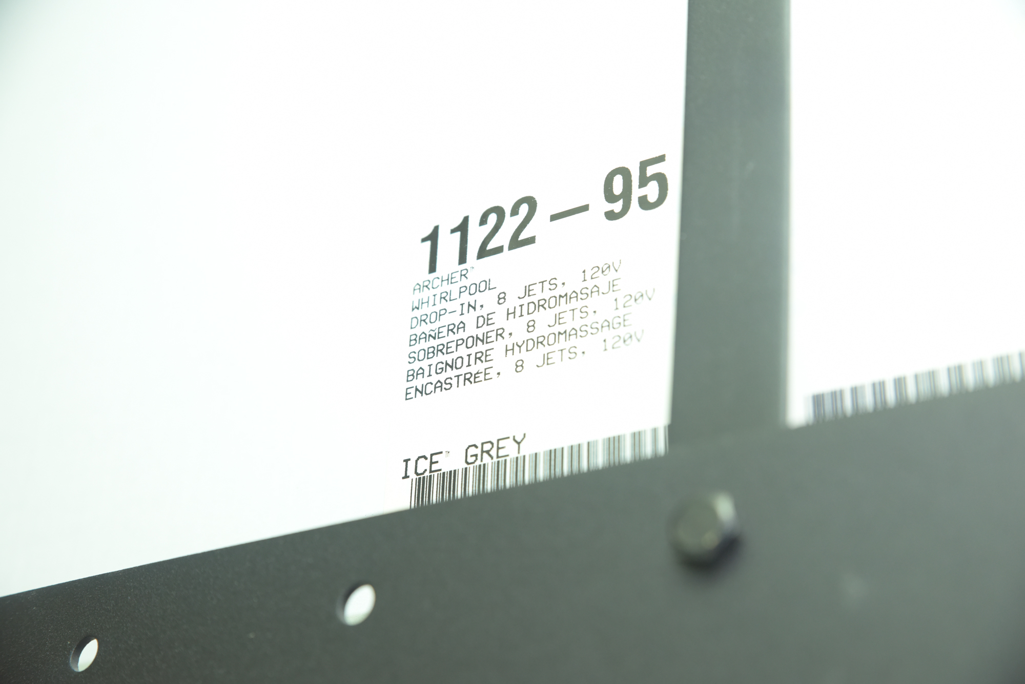 Kohler Archer K1122-95 Drop-in Whirlpool Tub