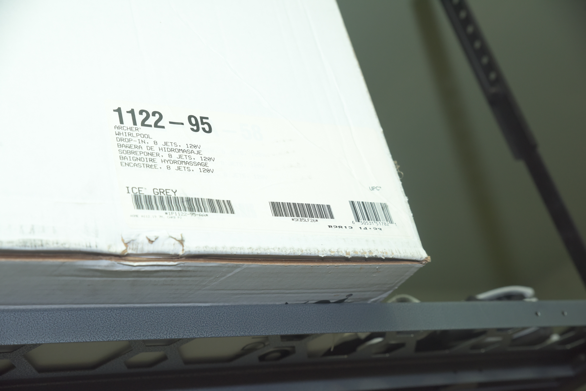 Kohler Archer K1122-95 Drop-in Whirlpool Tub