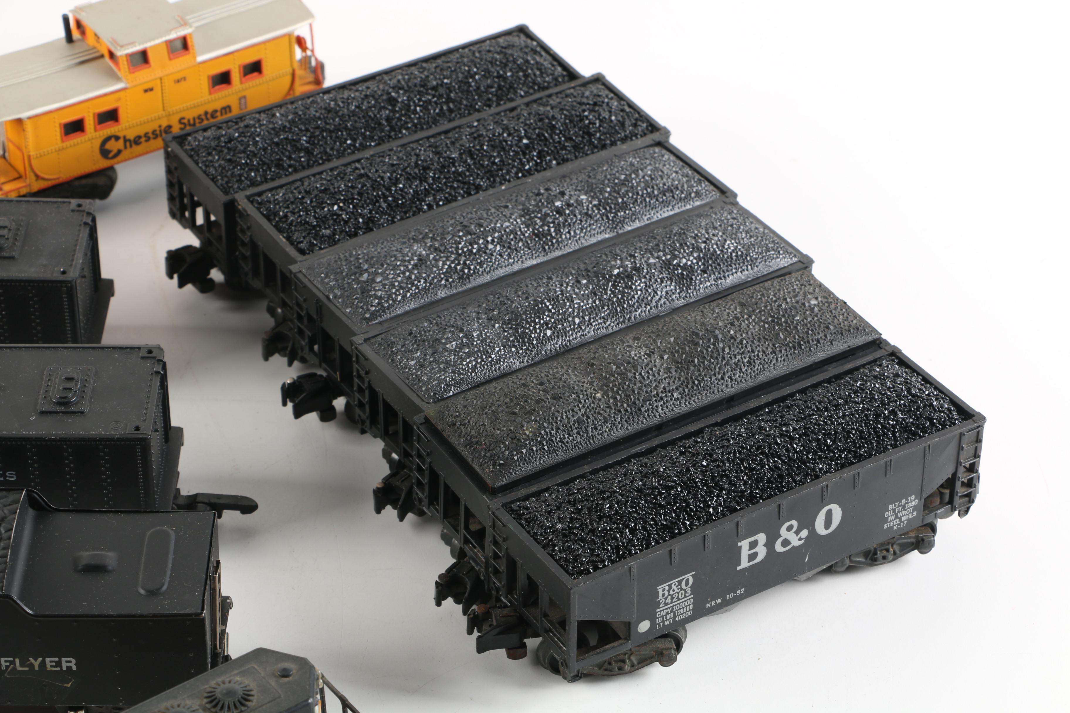 American Flyer Train Cars and Locomotives