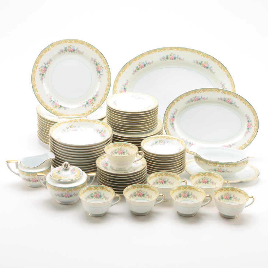 Vintage Noritake "Delta" Porcelain Dinnerware