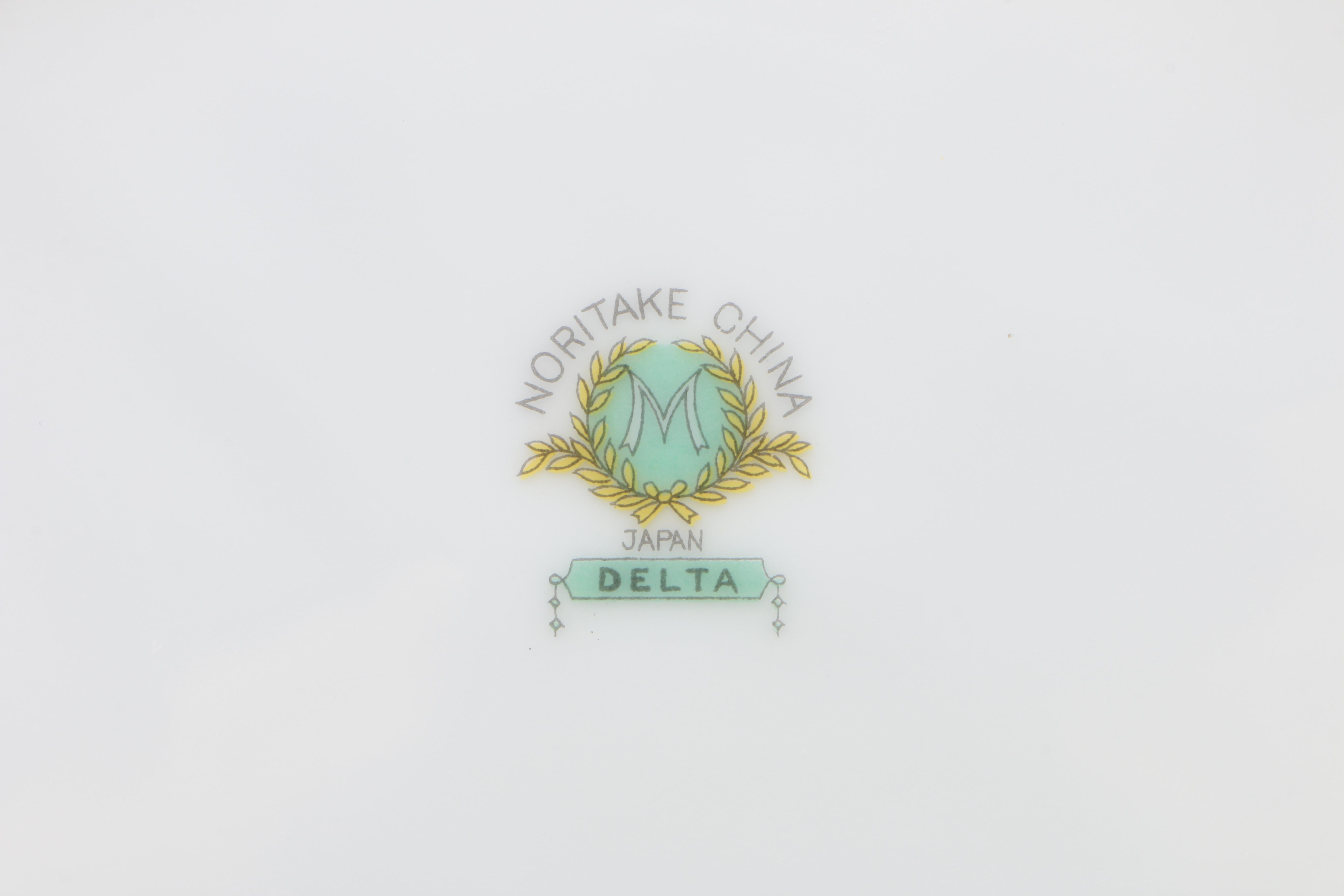 Vintage Noritake "Delta" Porcelain Dinnerware